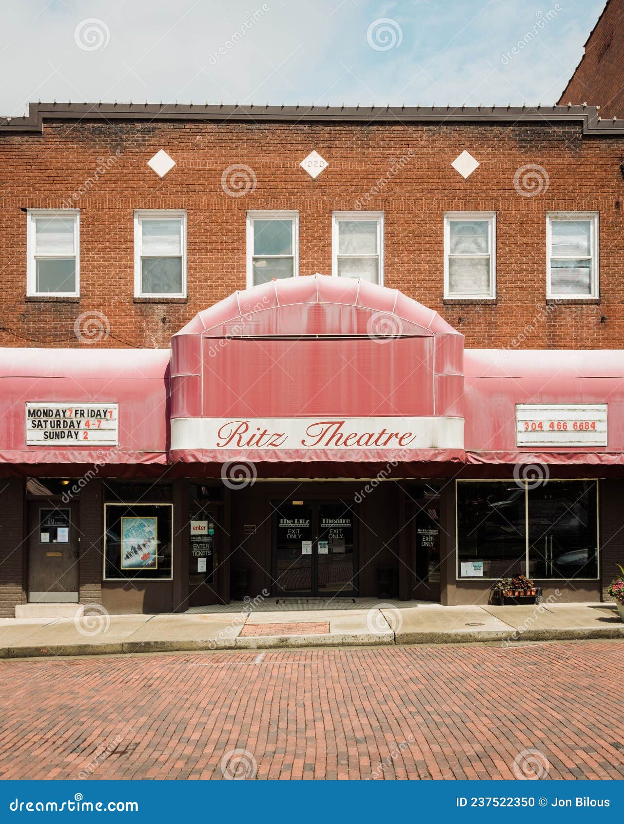 Ritz Theater, in Downtown Hinton, West Virginia Editorial Image Image