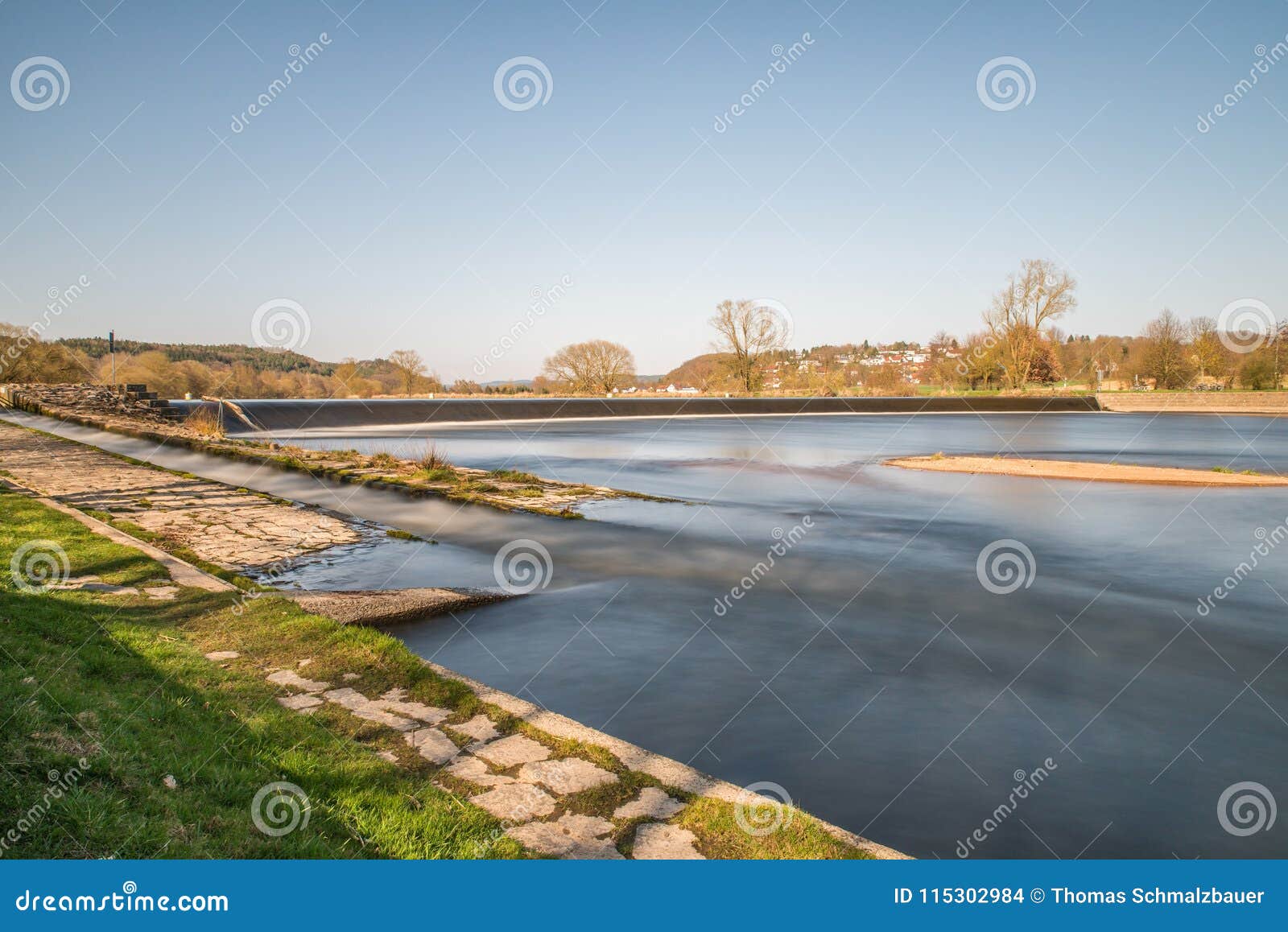 river bath pielmÃÂ¼hle at river regen in lappersdorf near regensburg, bavaria, germany