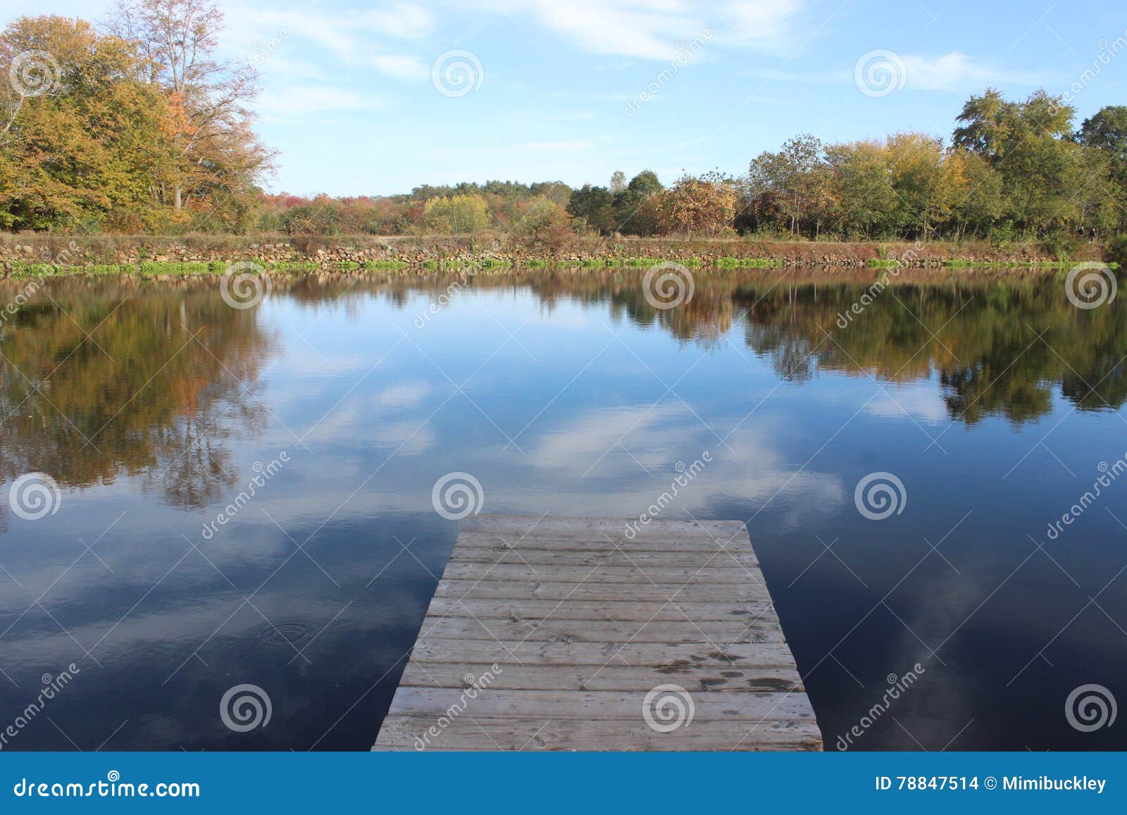 River Bend Farm Blackstone Valley Dock Stock Photo Image of dock