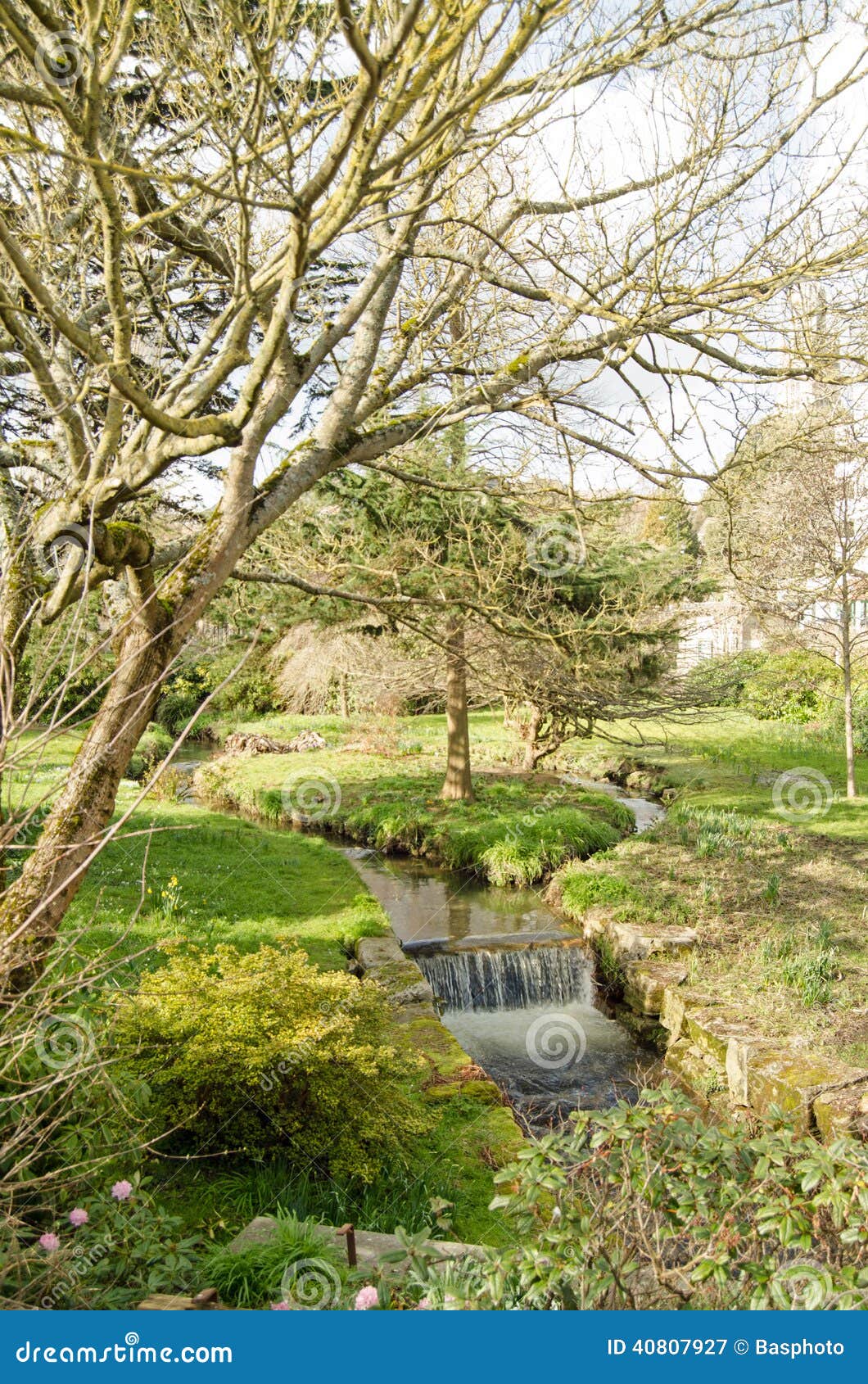River Bourne, Bournemouth stock image. Image of trees 40807927
