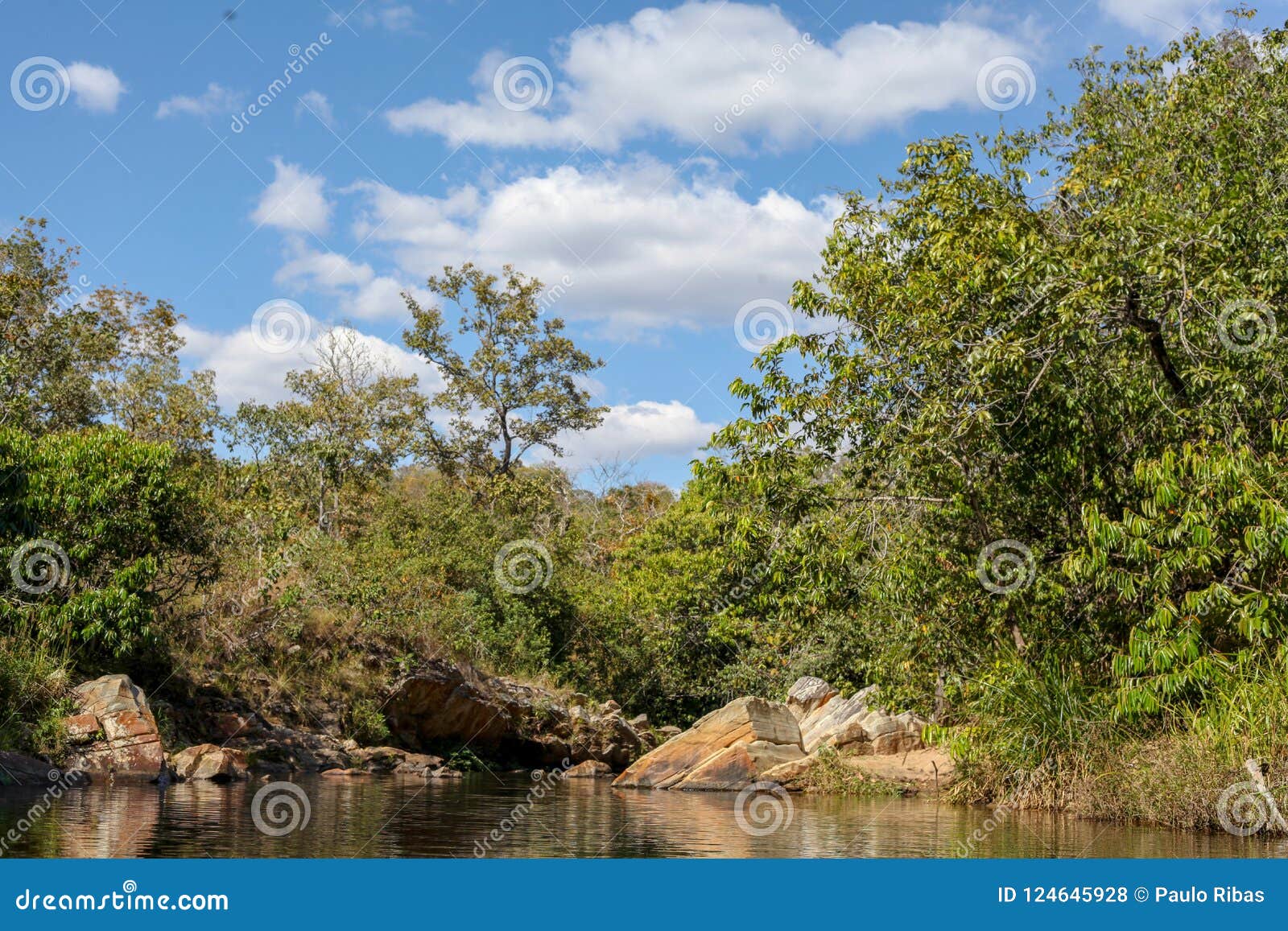 river in brazilian central west.