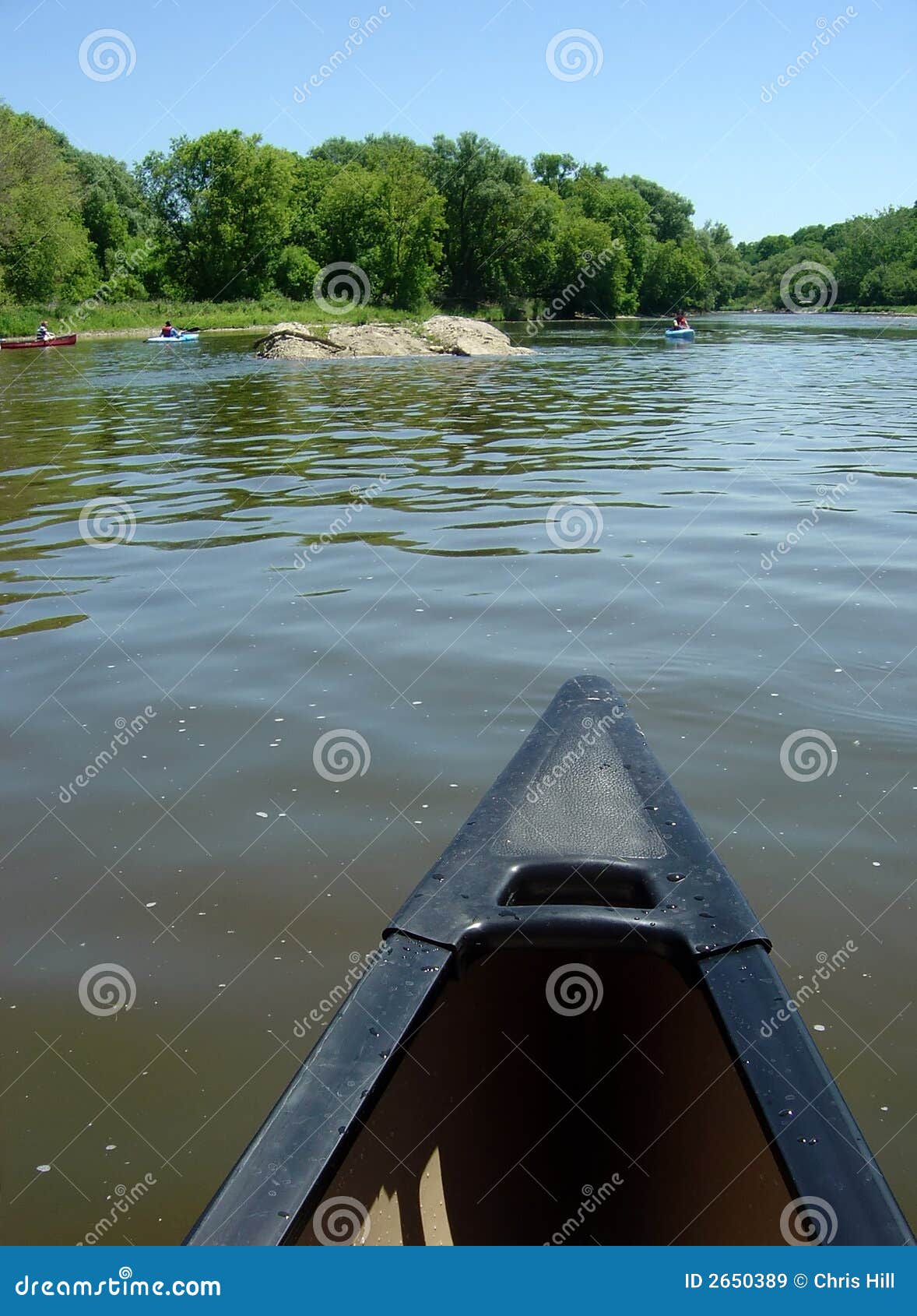 River Canoe Ride stock image. Image of float, rock, health 2650389