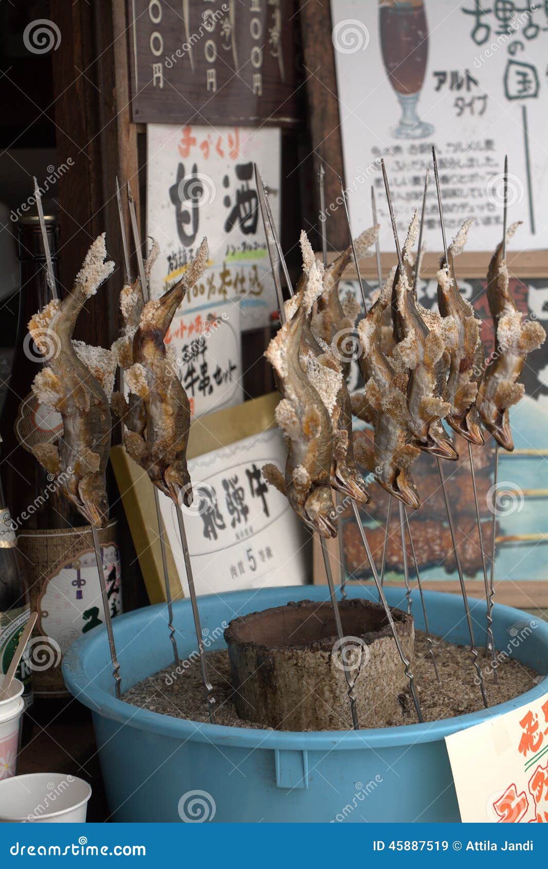 River Fish at the Market, Takayama, Japan Editorial Stock Image Image