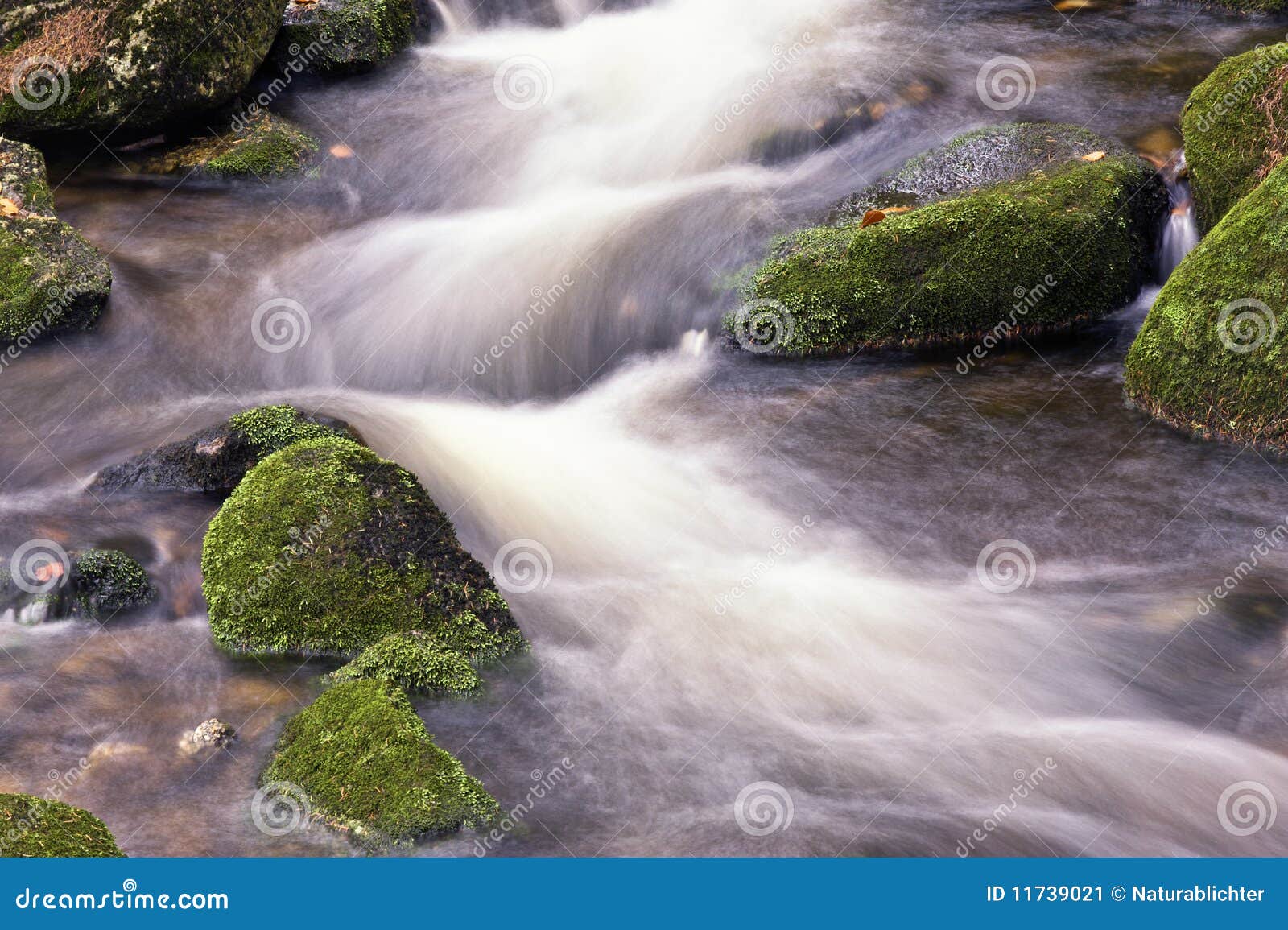 River Flowing in Slow Motion Stock Image Image of water, waterfall