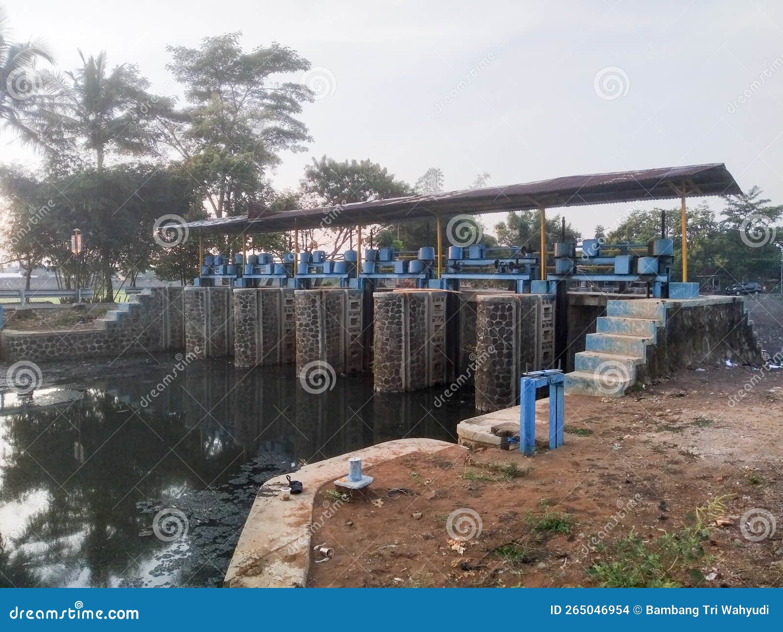 River Irrigation Sluice Dam Stock Photo Image of river, dock 265046954