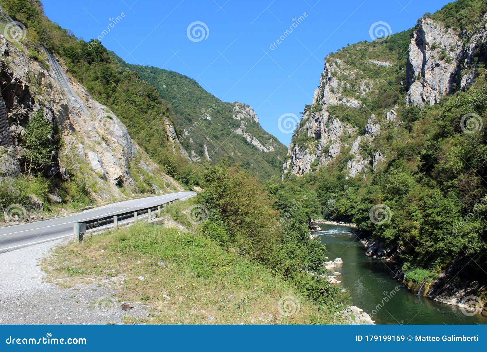 river lim gorge between serbia and montenegro