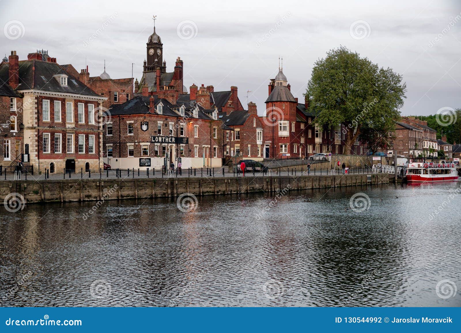 River Ouse in City York, England Editorial Photography Image of
