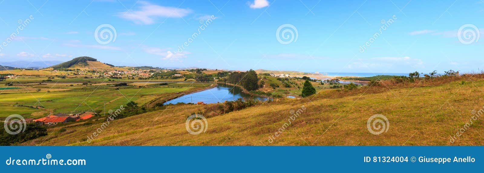 river pas mouth, cantabrian sea