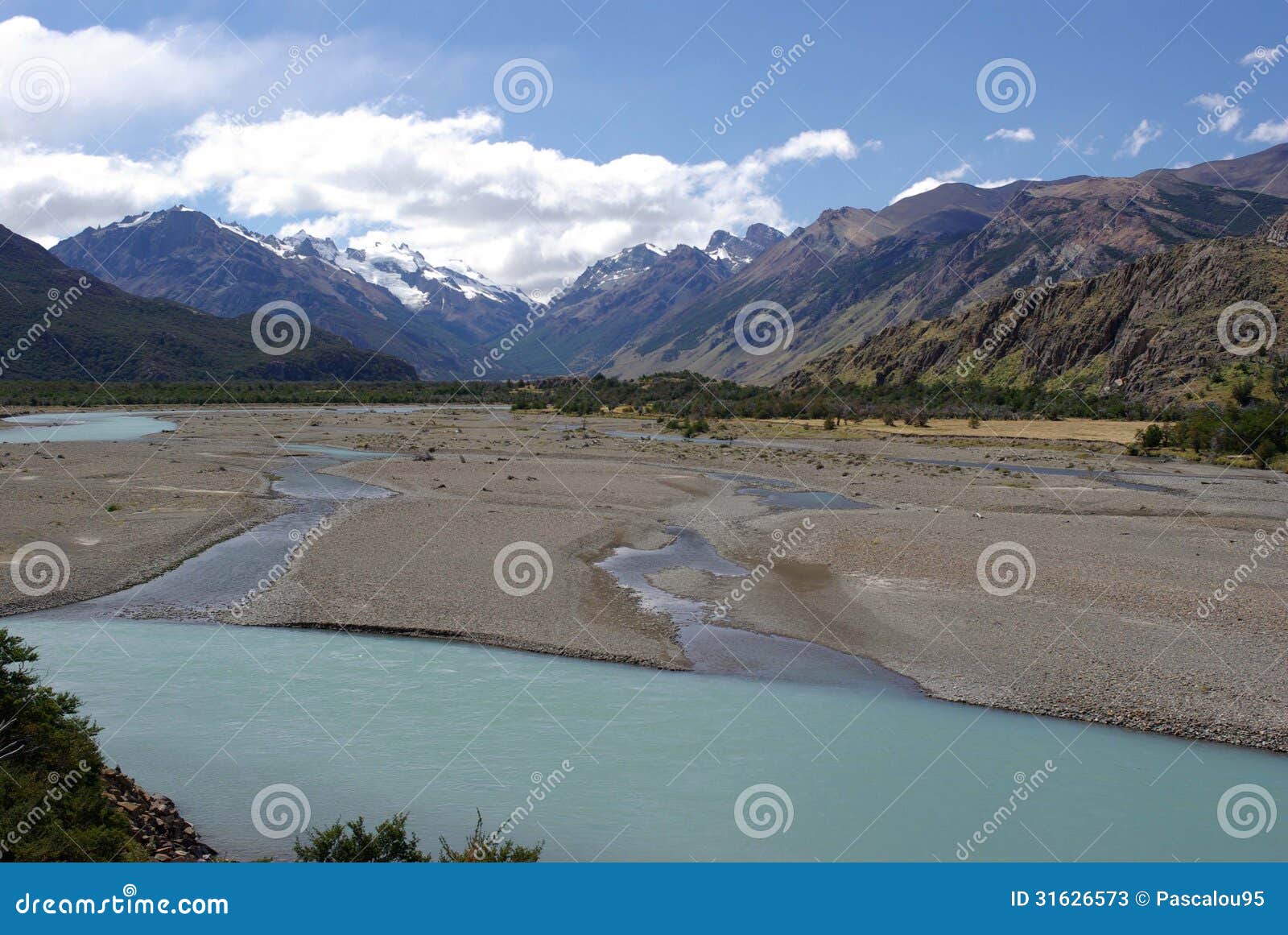 River in Patagonia stock image. Image of dried, national - 31626573