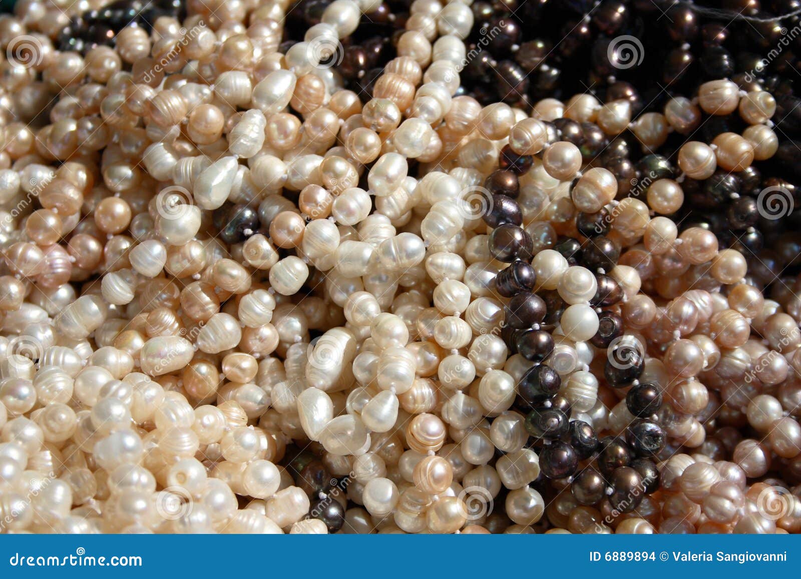 River pearls stock photo. Image of present, jewellery 6889894