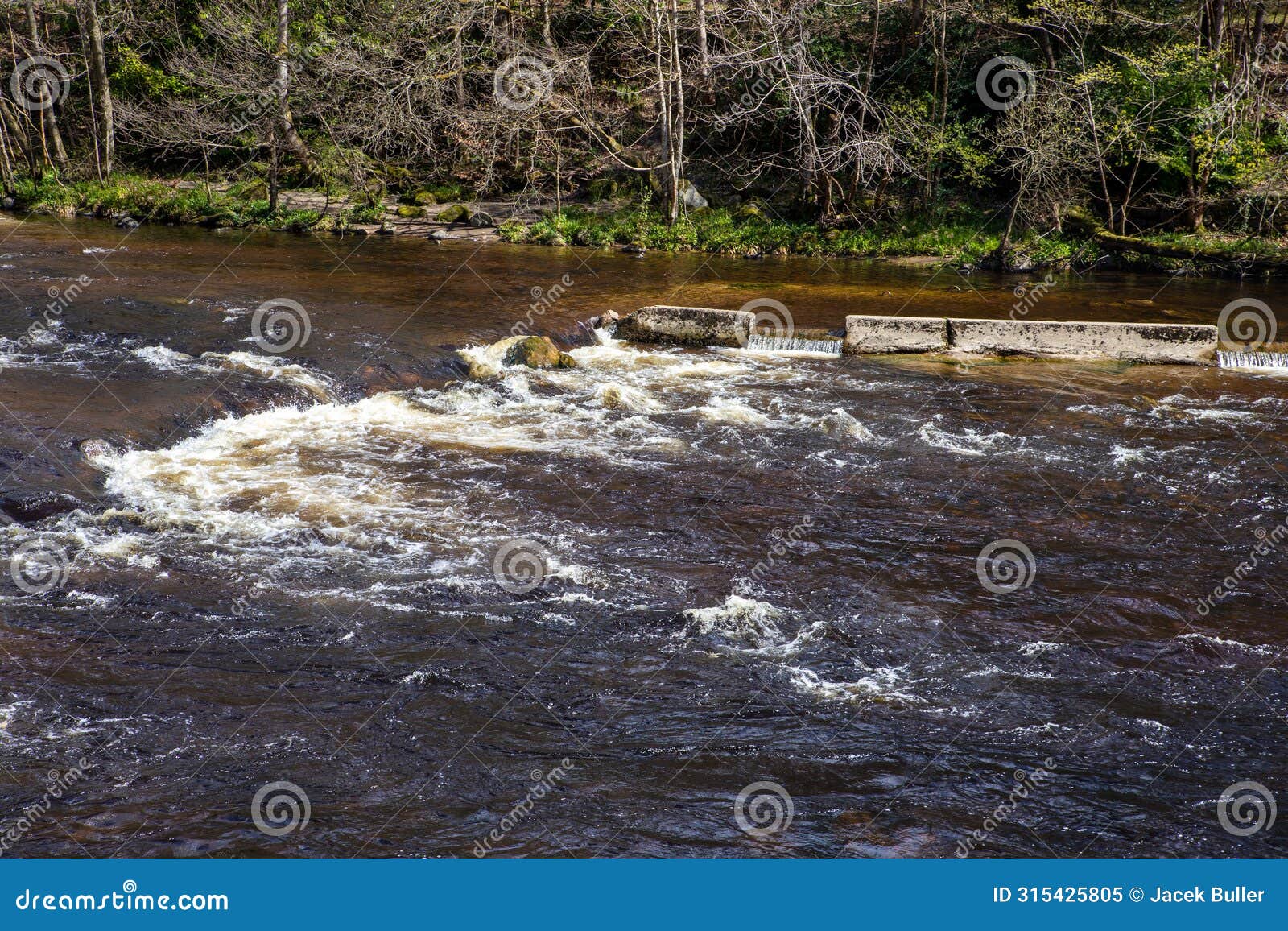 the river ericht (scottish gaelic: abhainn eireachd) scotland. uk