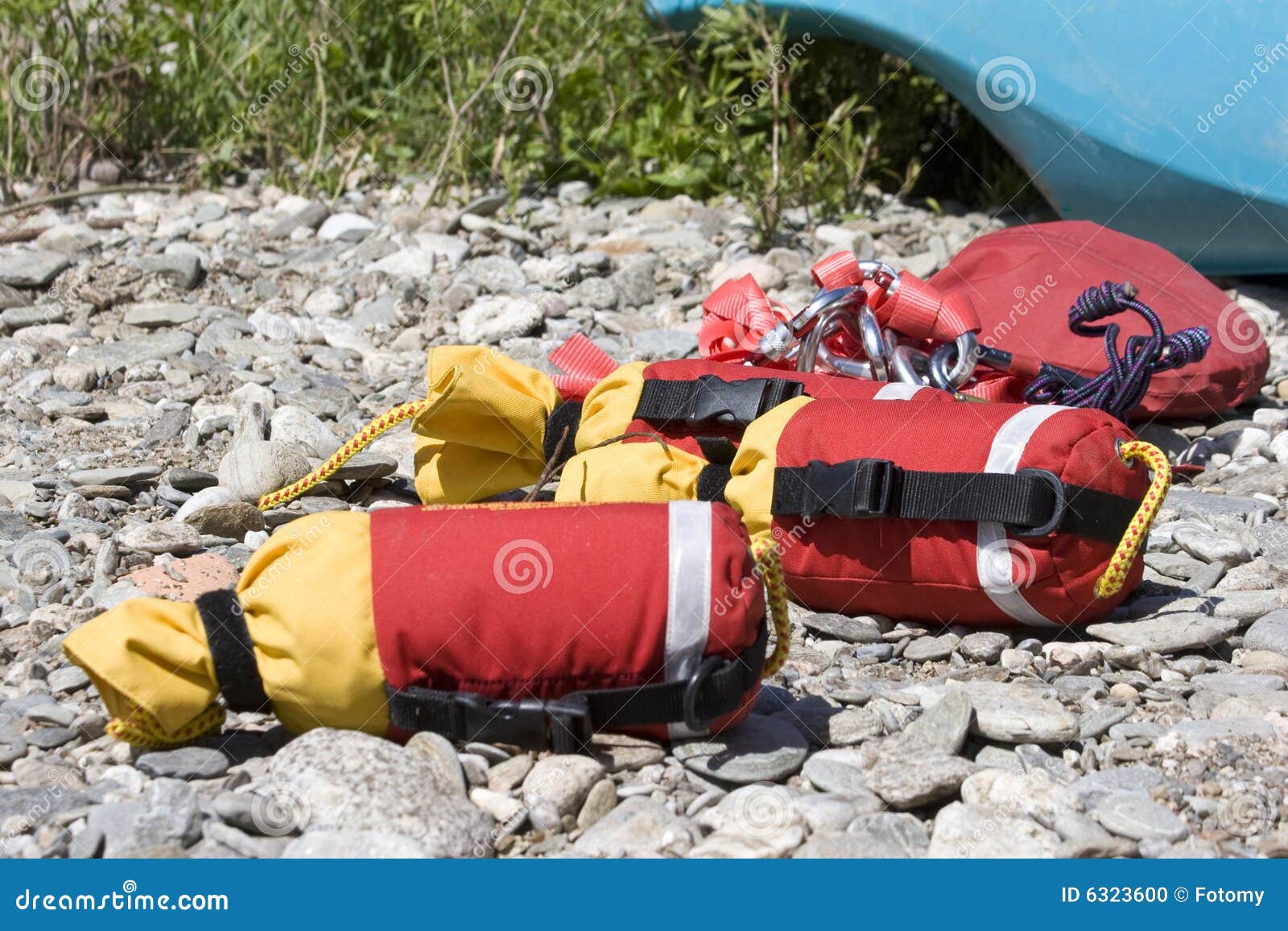 River rescue throw lines stock photo. Image of drown, kayaker 6323600