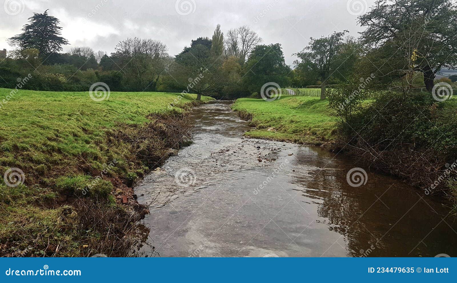 River Sid , Sidmouth Cycle Route Devon , Stock Image Image of wetland