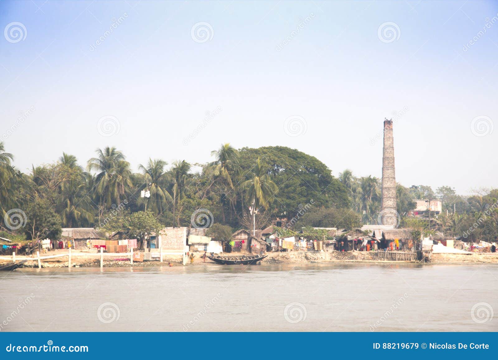 Small Fishing Village Bangladesh Stock Photos - Free & Royalty