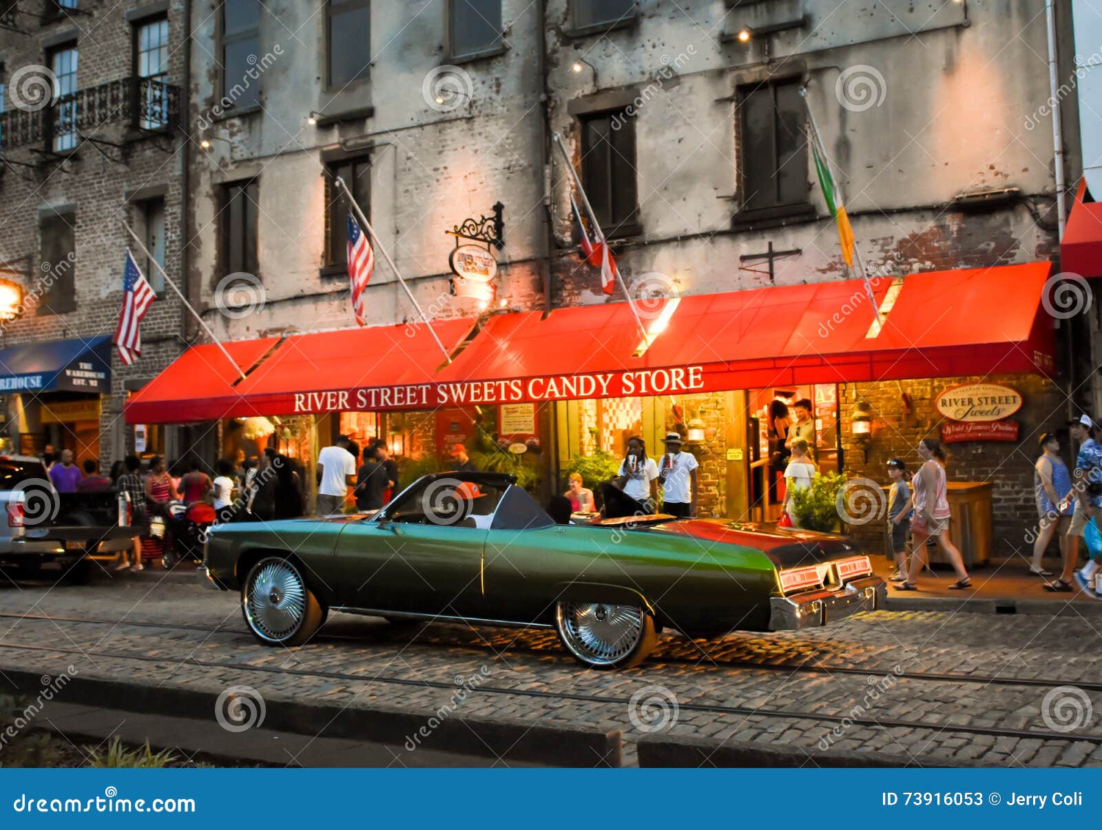 River Street Sweets, Savannah, GA. Editorial Stock Photo Image of