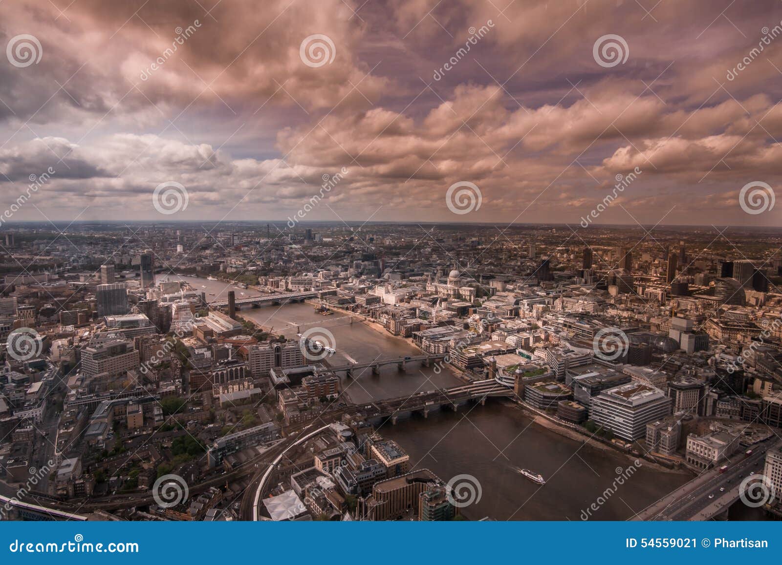 river thames and central london,england facing