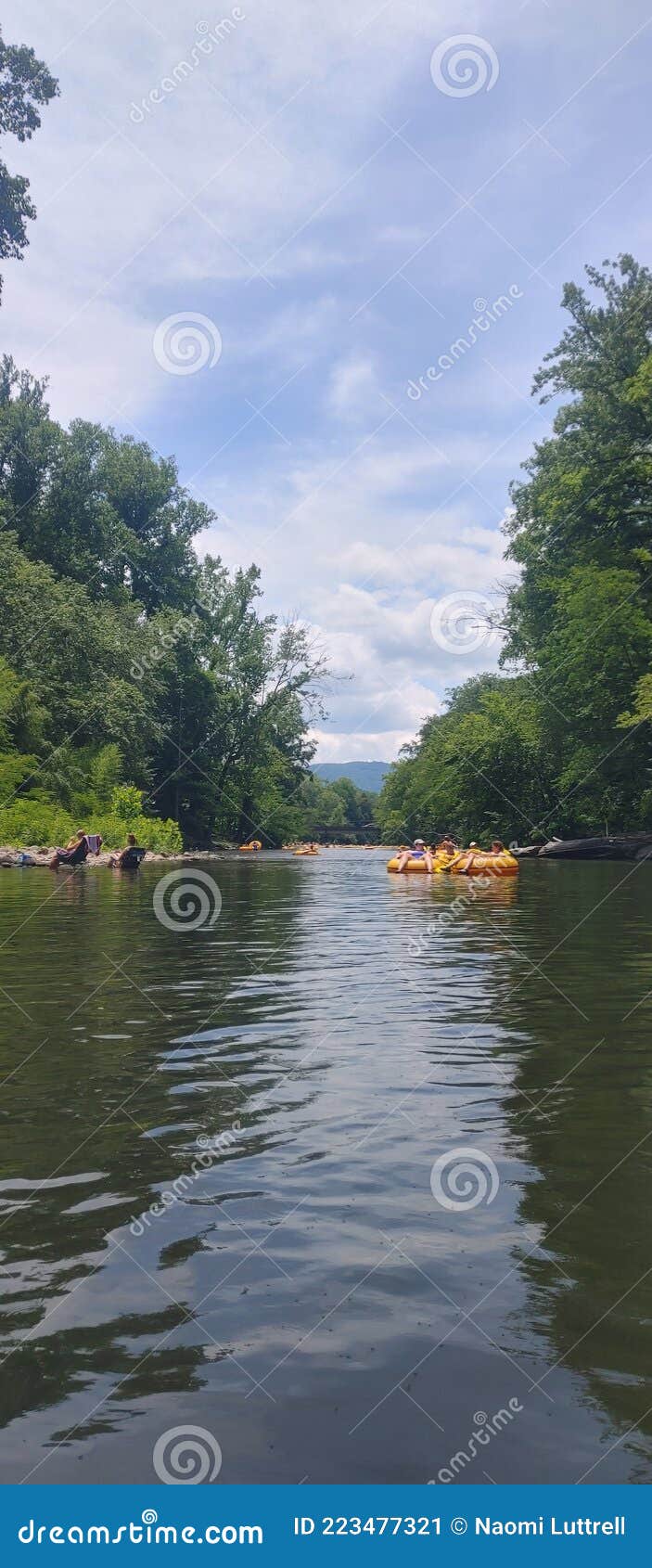 River Tubing in the Tennessee River Stock Image Image of sunlight