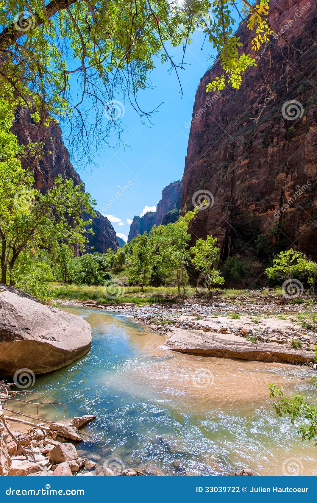 The river in zion park stock photo. Image of colorado - 33039722
