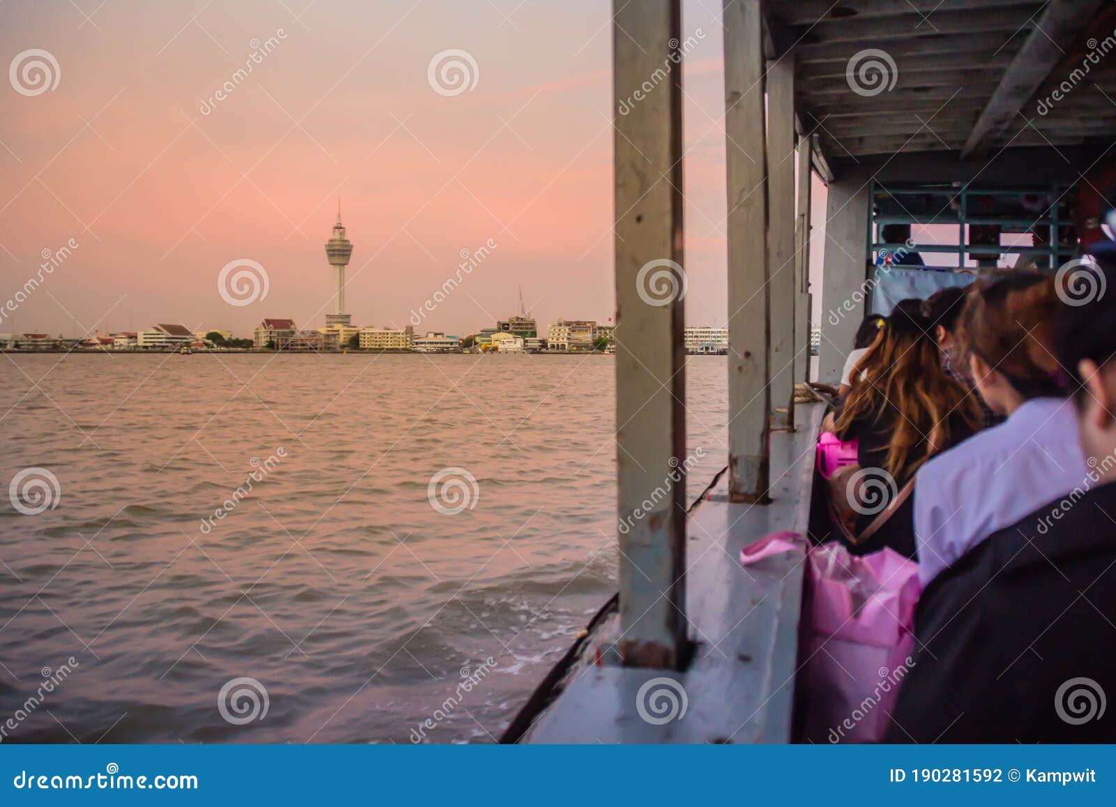 Riverfront View Of Samut Prakan City Hall With New Observation Tower And Boat Pier Samut Prakan Is At The Mouth Of The Chao Editorial Photography Image Of Modern Beautiful