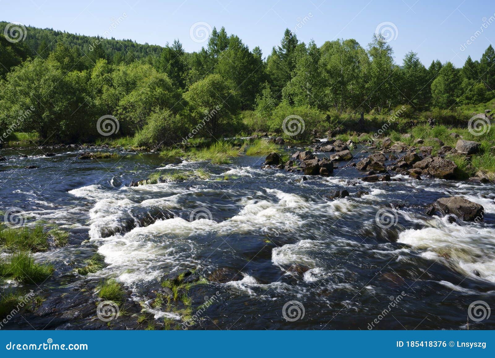 Rivers in the wilderness stock photo. Image of rocks 185418376
