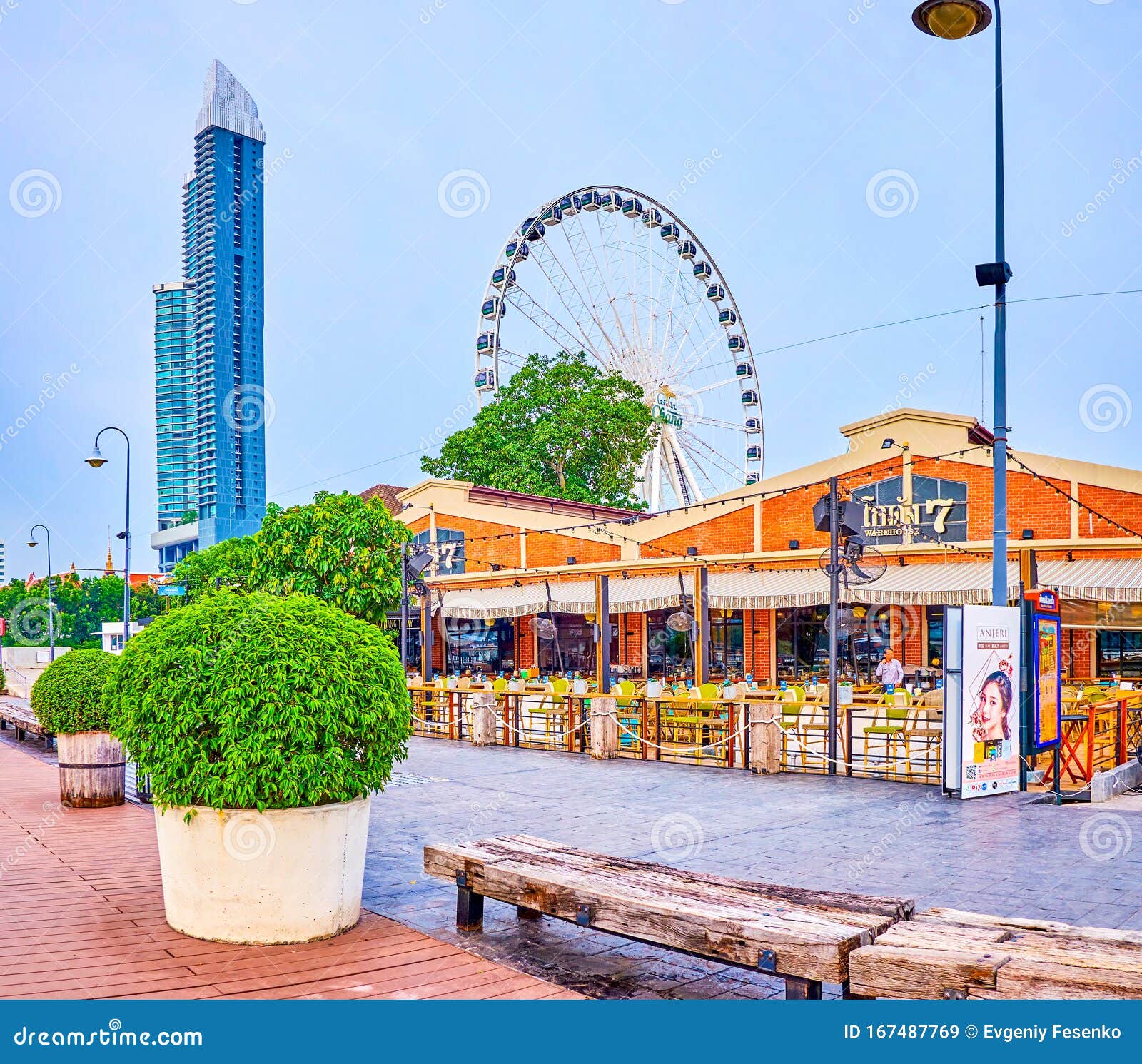 The Riverside Restaurants in Asiatique Open Air Mall, Bangkok