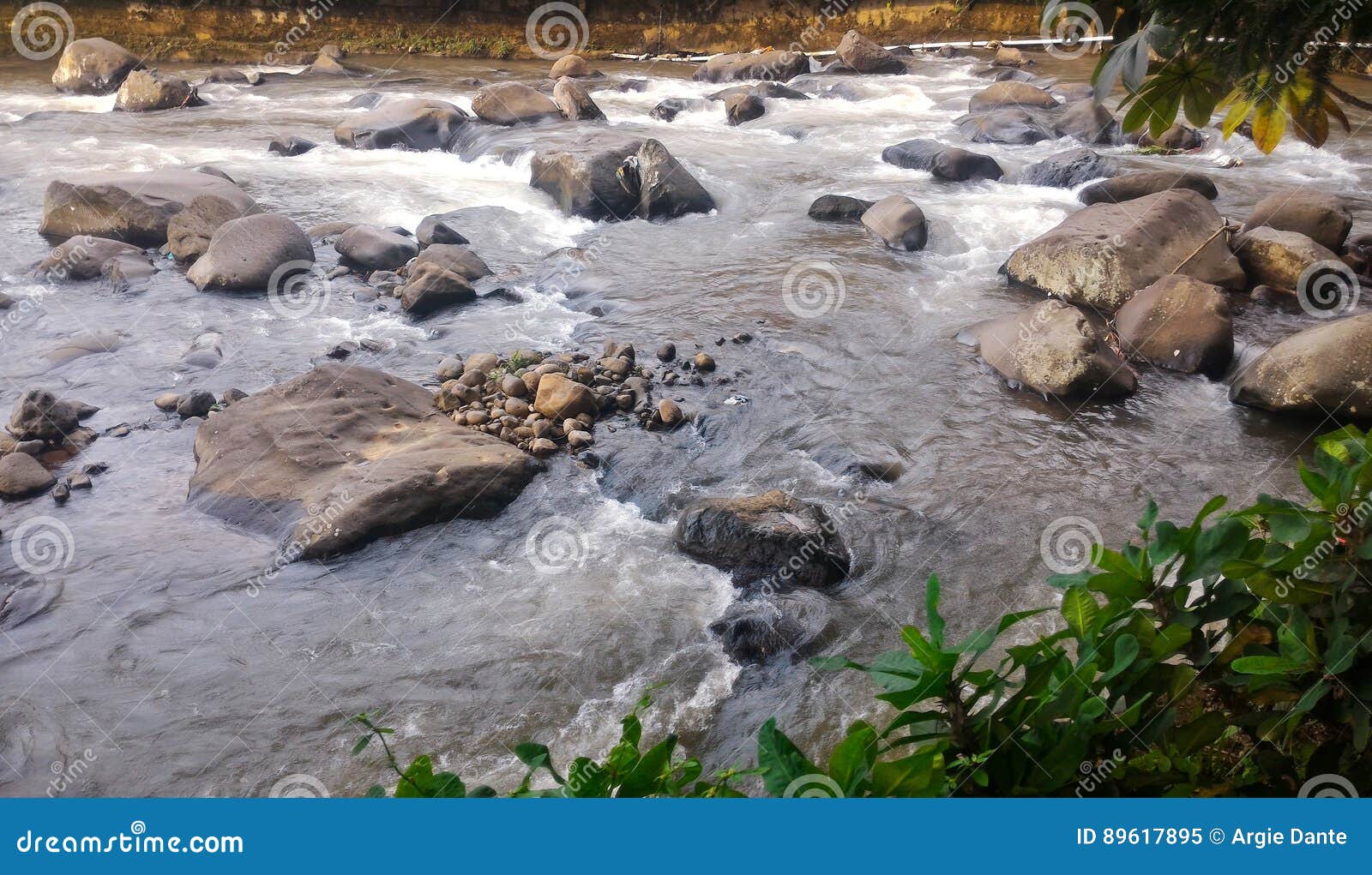 Riverside stock image. Image of waterscape, riverbank 89617895