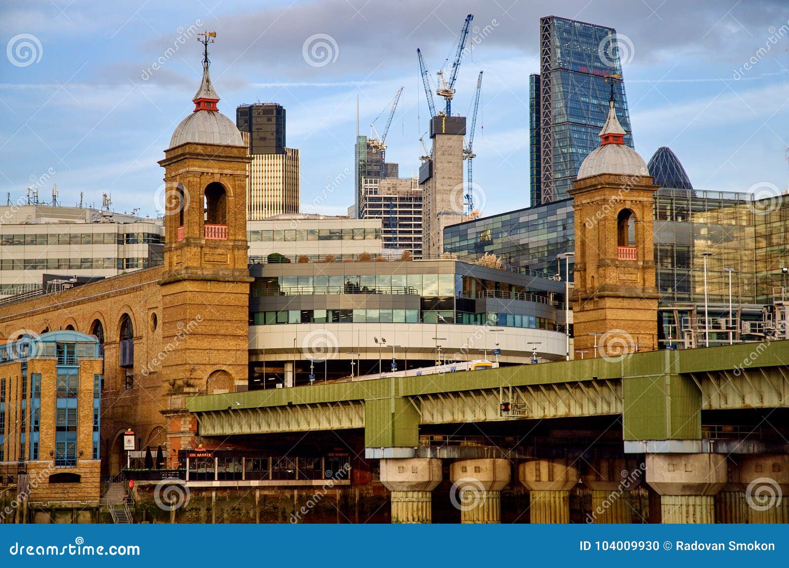 View of Cannon Street Station of London, England Editorial Image ...