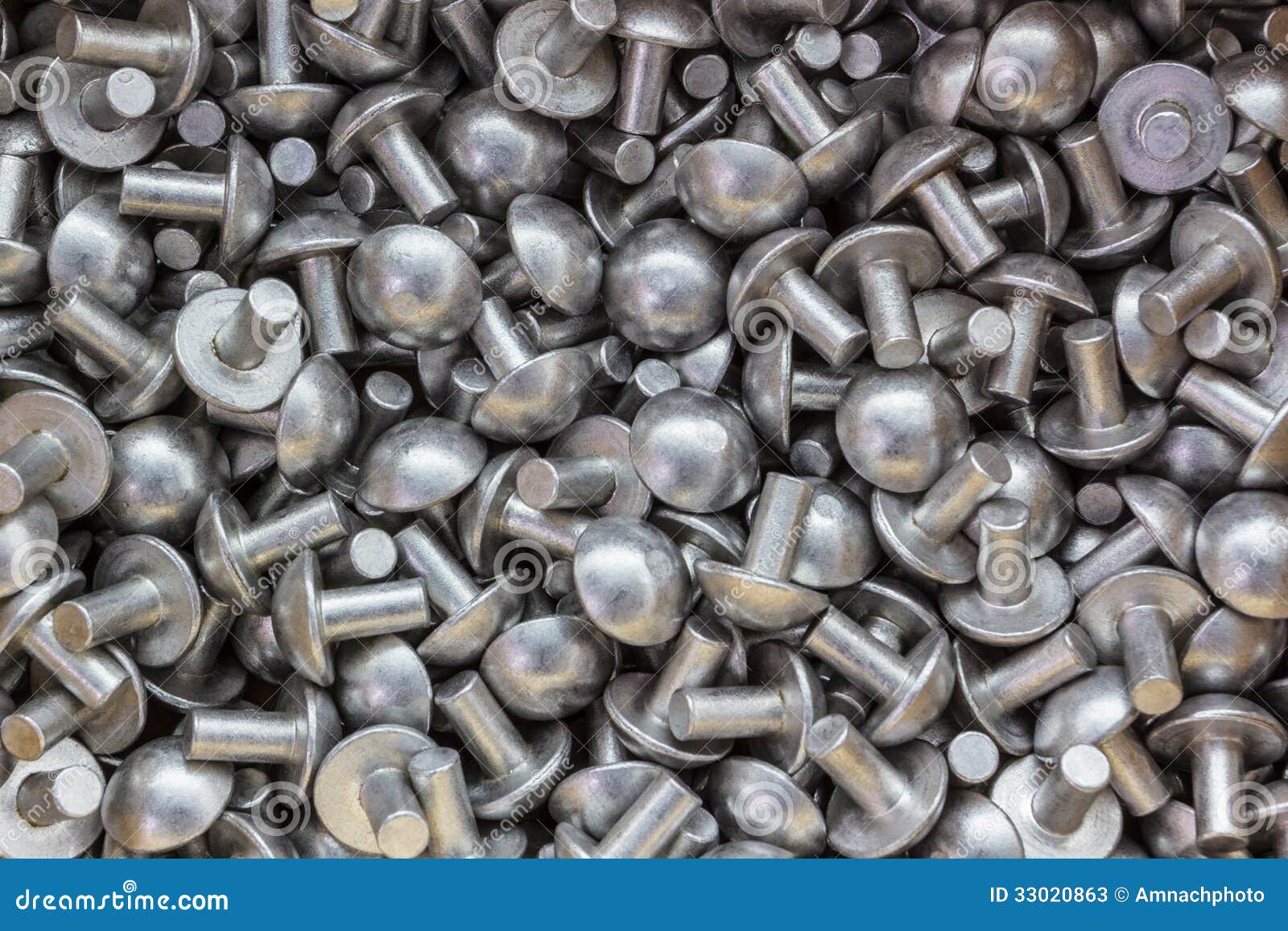 Rivet aluminum stock image. Image of texture, included 33020863