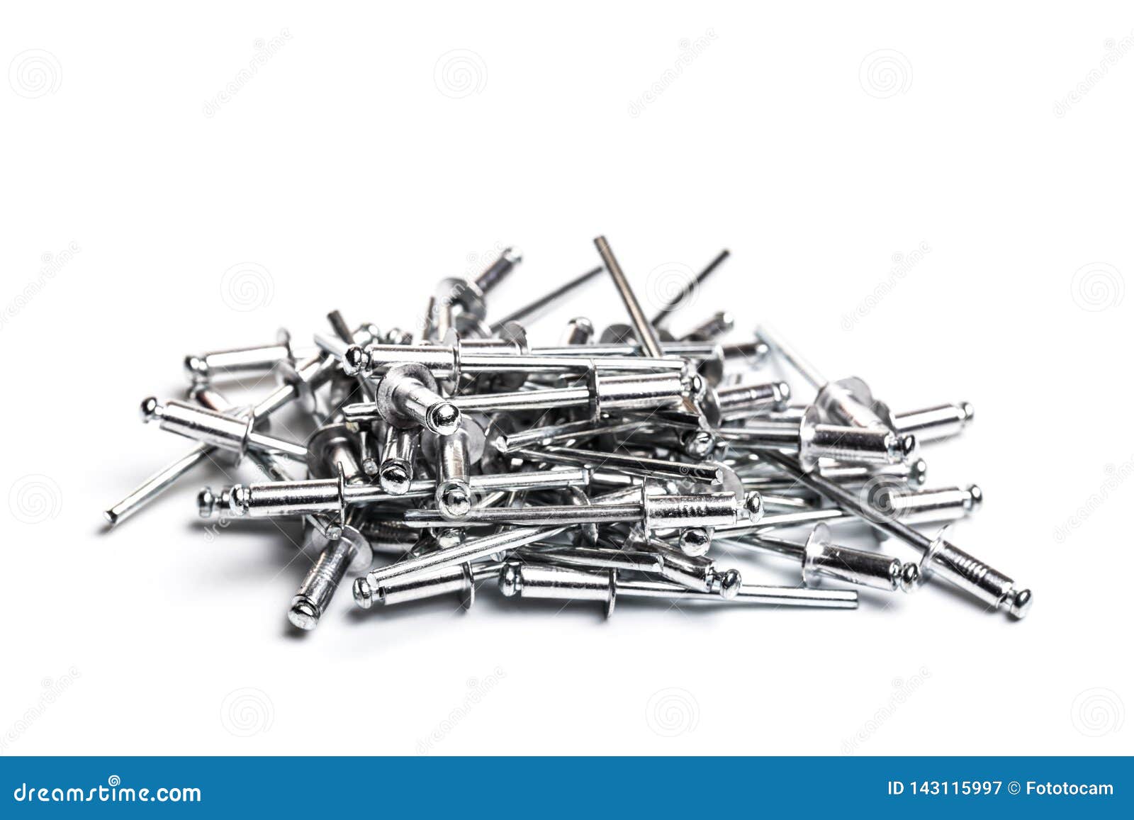 Rivet and Joint on White Background Stock Image Image of repair