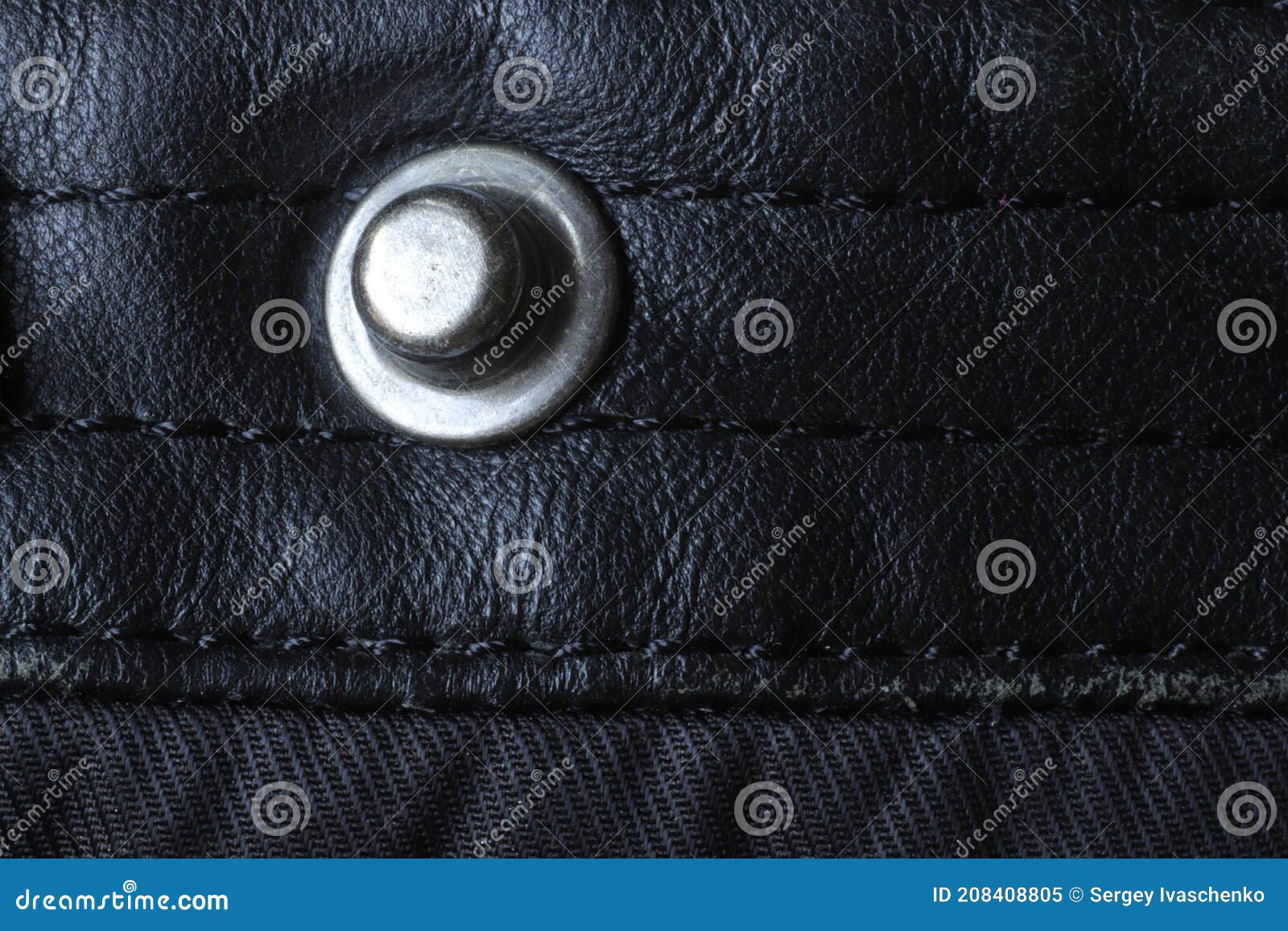 Riveted fabric texture. stock image. Image of fabric 208408805