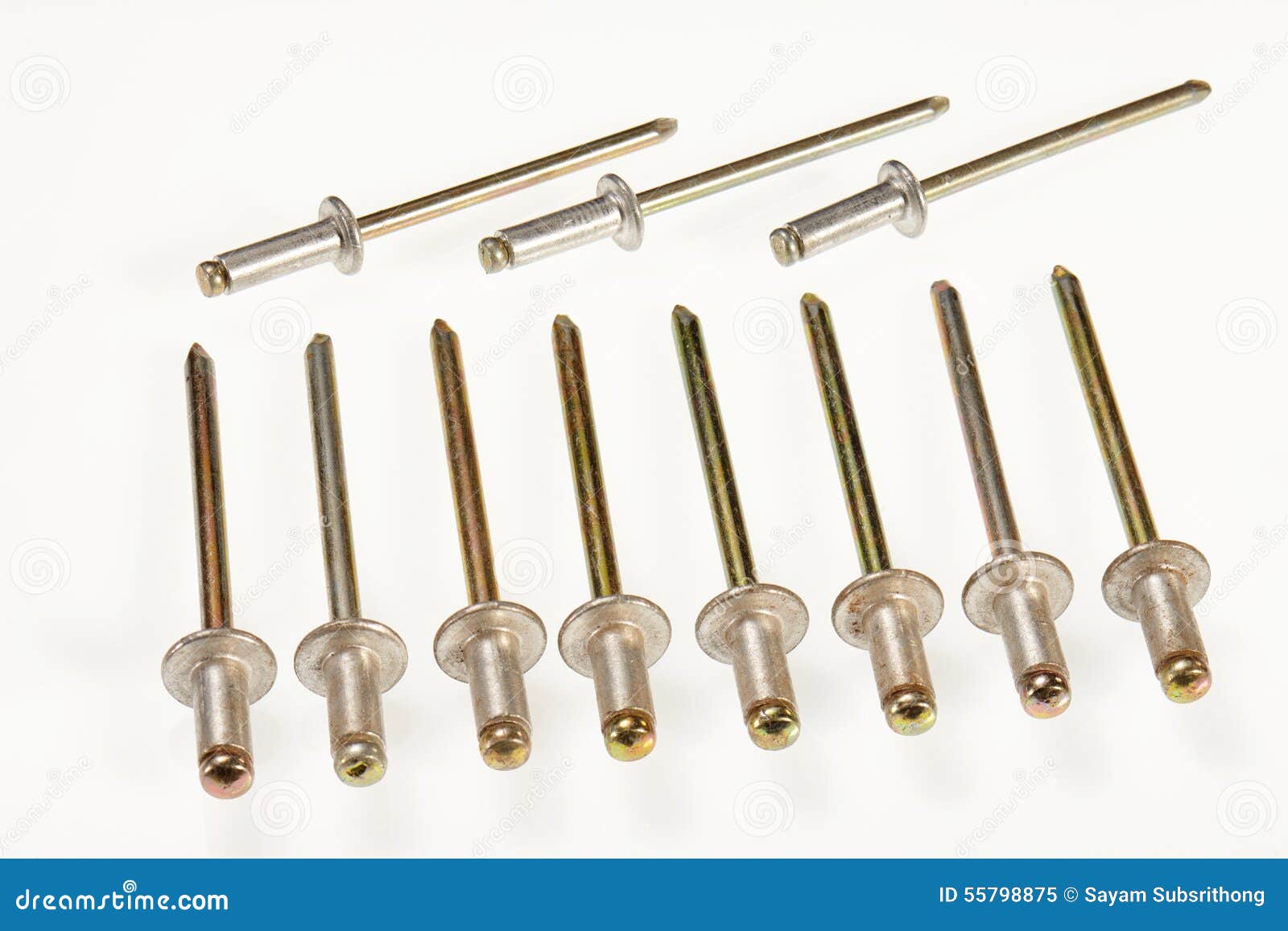 Rivets stock image. Image of nails, accessory, pattern 55798875