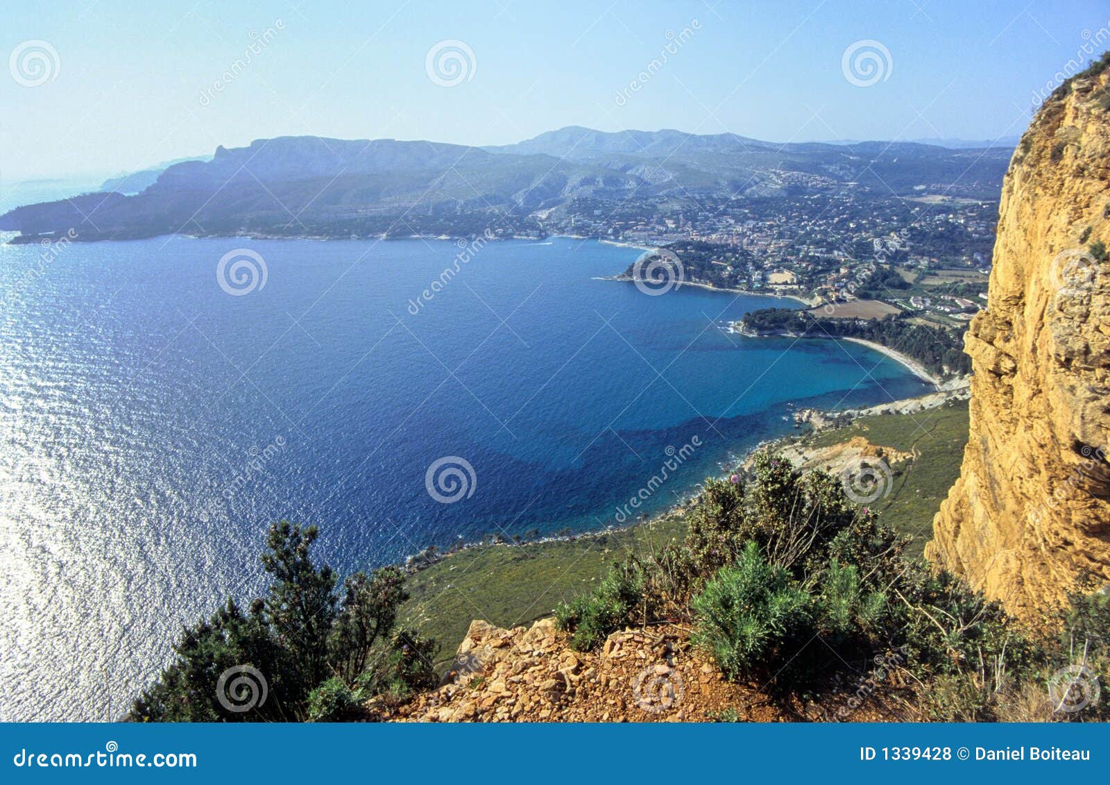 Riviera coast stock photo. Image of scenery, pine, nature 1339428