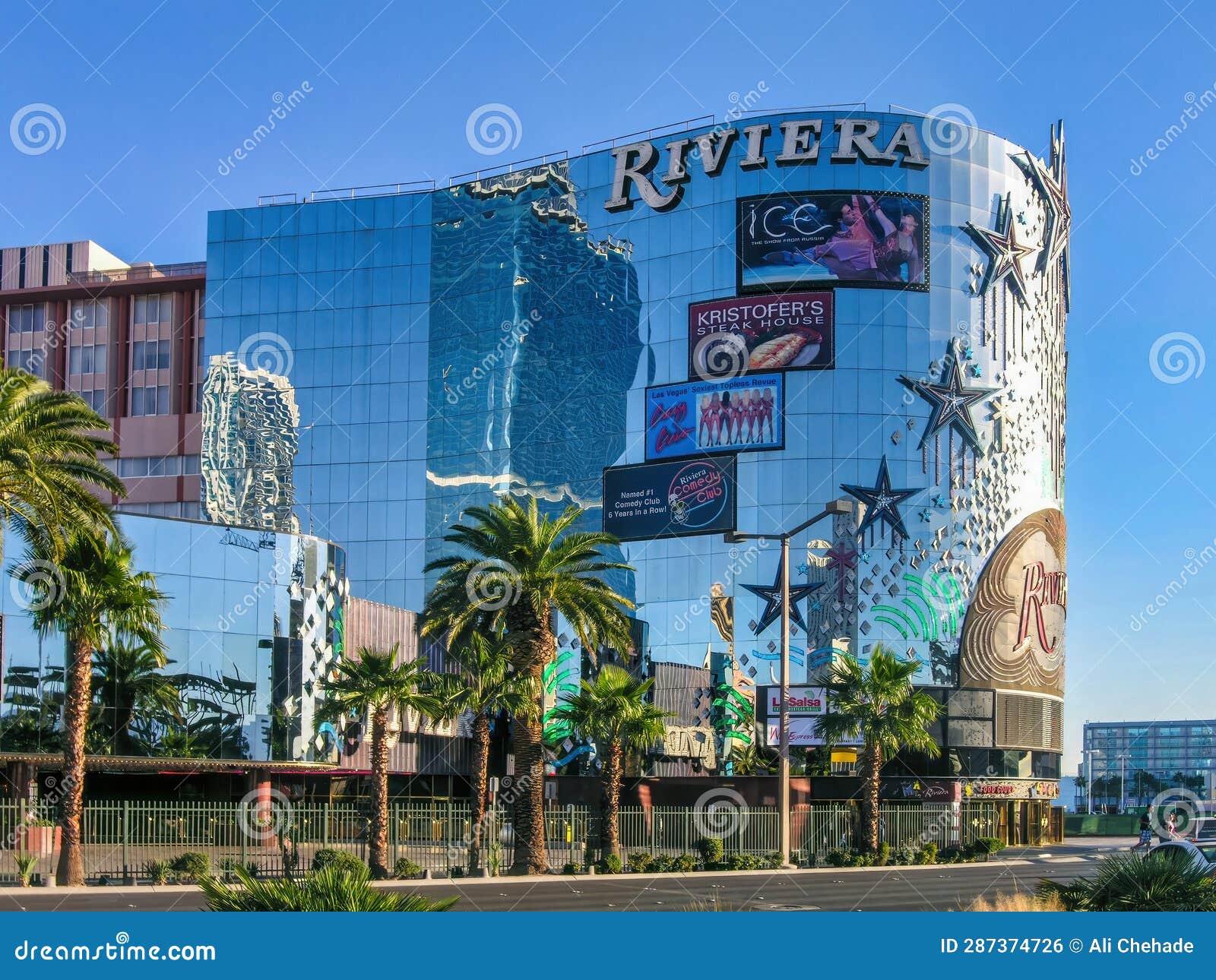 Riviera Hotel and Casino on The Strip, Las Vegas, Nevada, USA