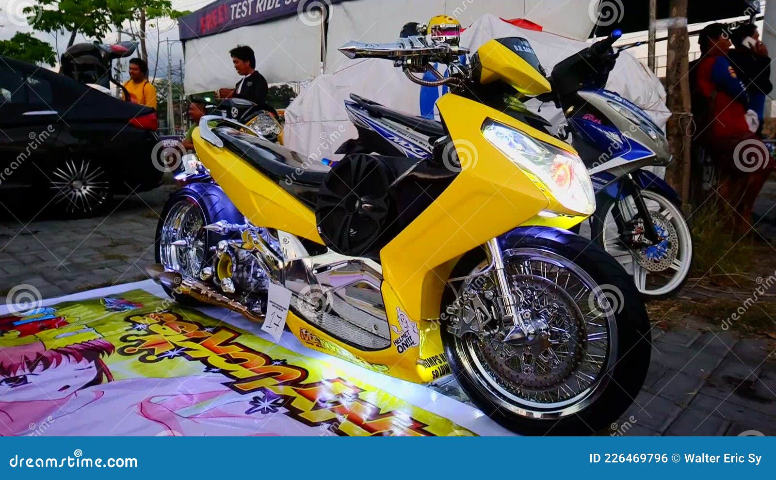Aftermarket Motorcycle Display at East Auto Moto Show in Taytay, Rizal