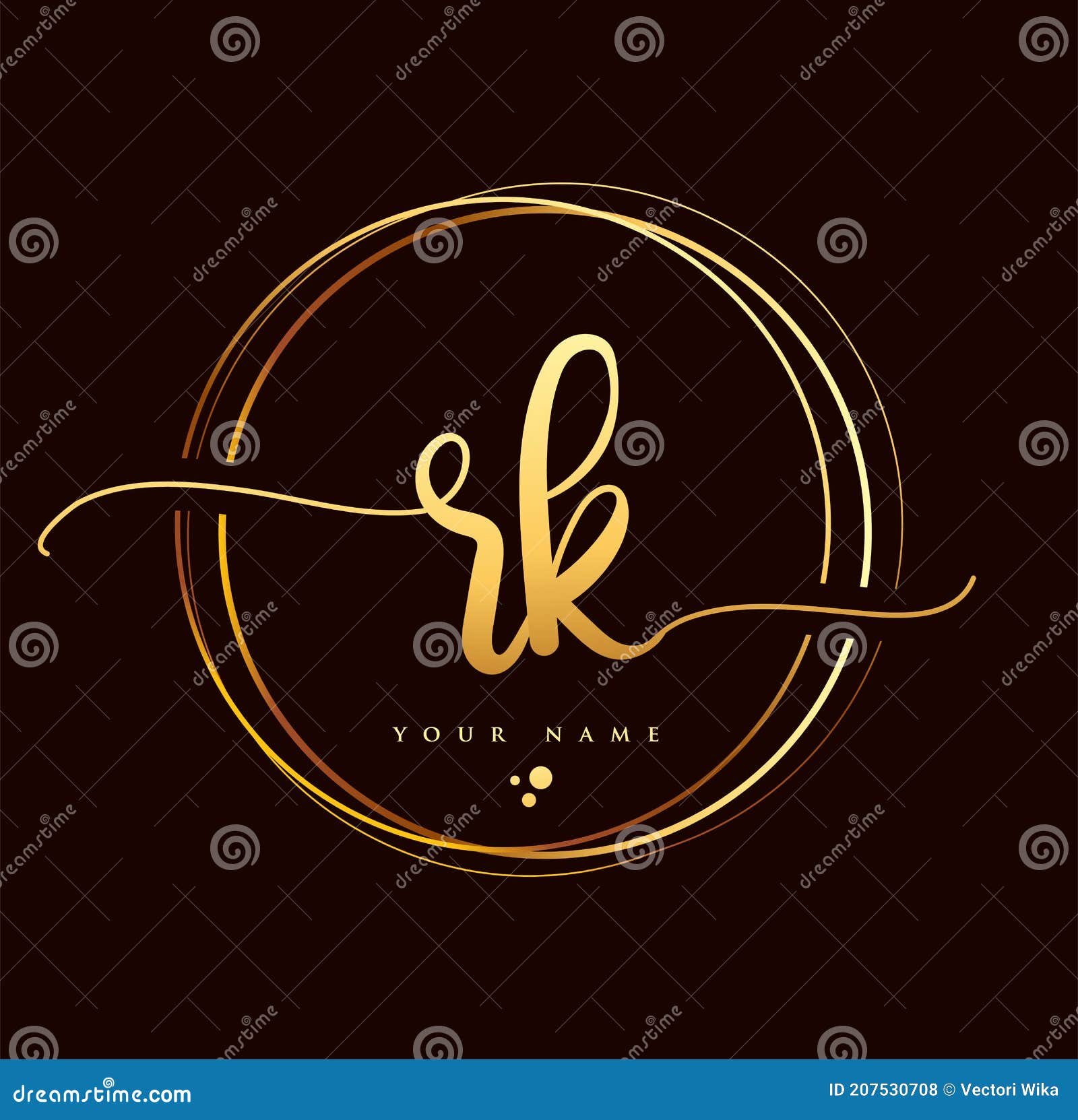 Wedding Logo Design Template. Initials Letter RK Logo Design Stock Vector -  Illustration of lettering, alphabet: 148789227