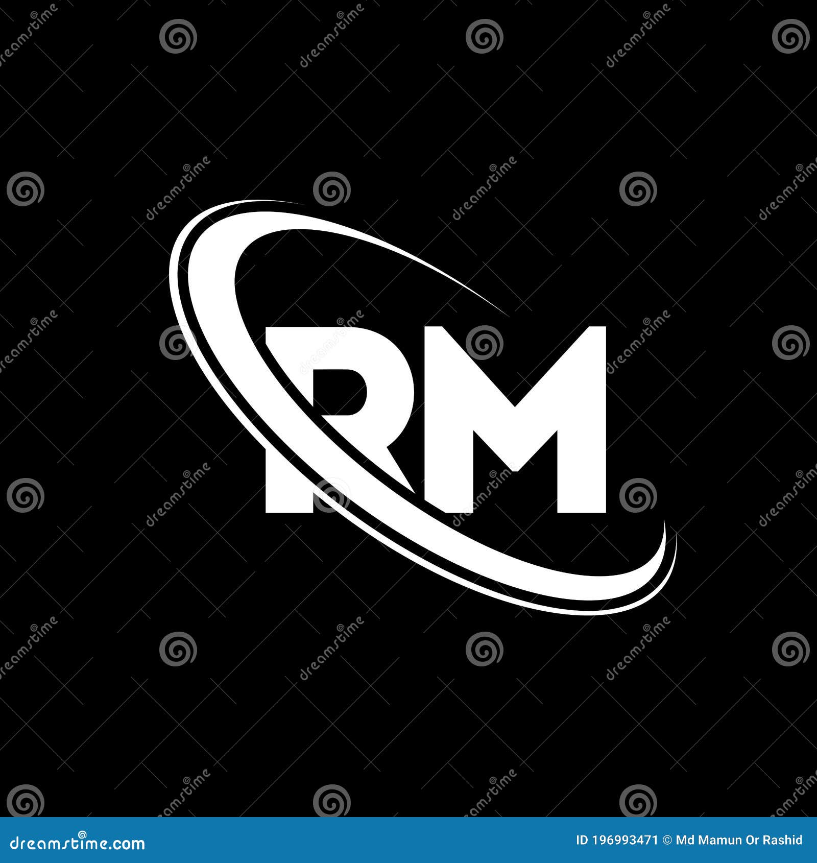Mm Lettermark Monogram Circle Round Vector Stock Illustration - Download  Image Now - Logo, Abstract, Alphabet - iStock