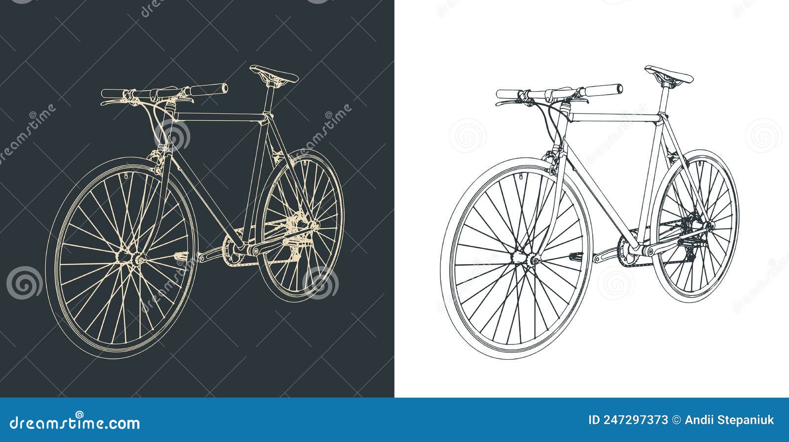 Road bike sketch stock vector. Illustration of cycle 247297373
