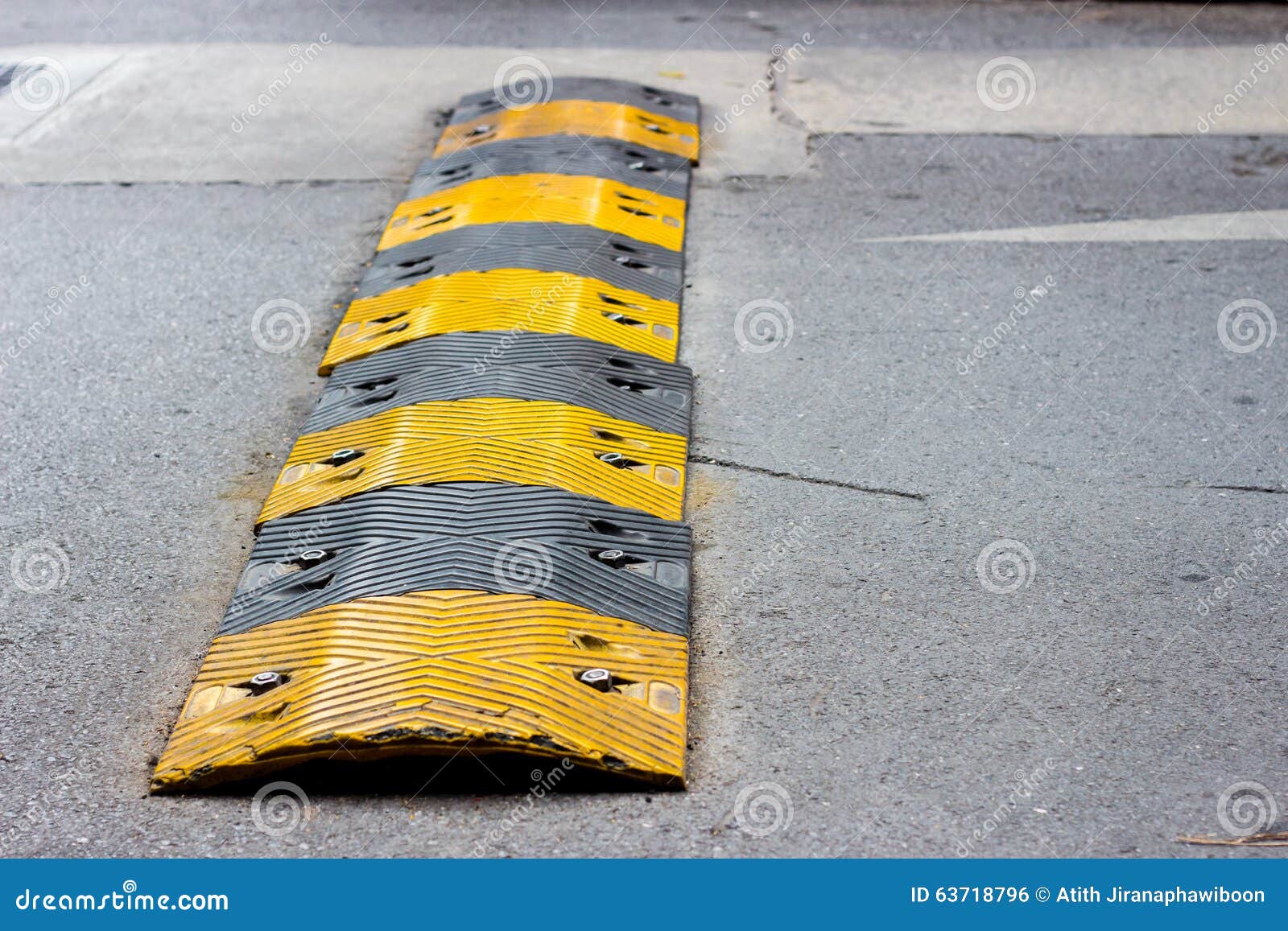 Road bump stock photo. Image of ramp, surface, traffic 63718796