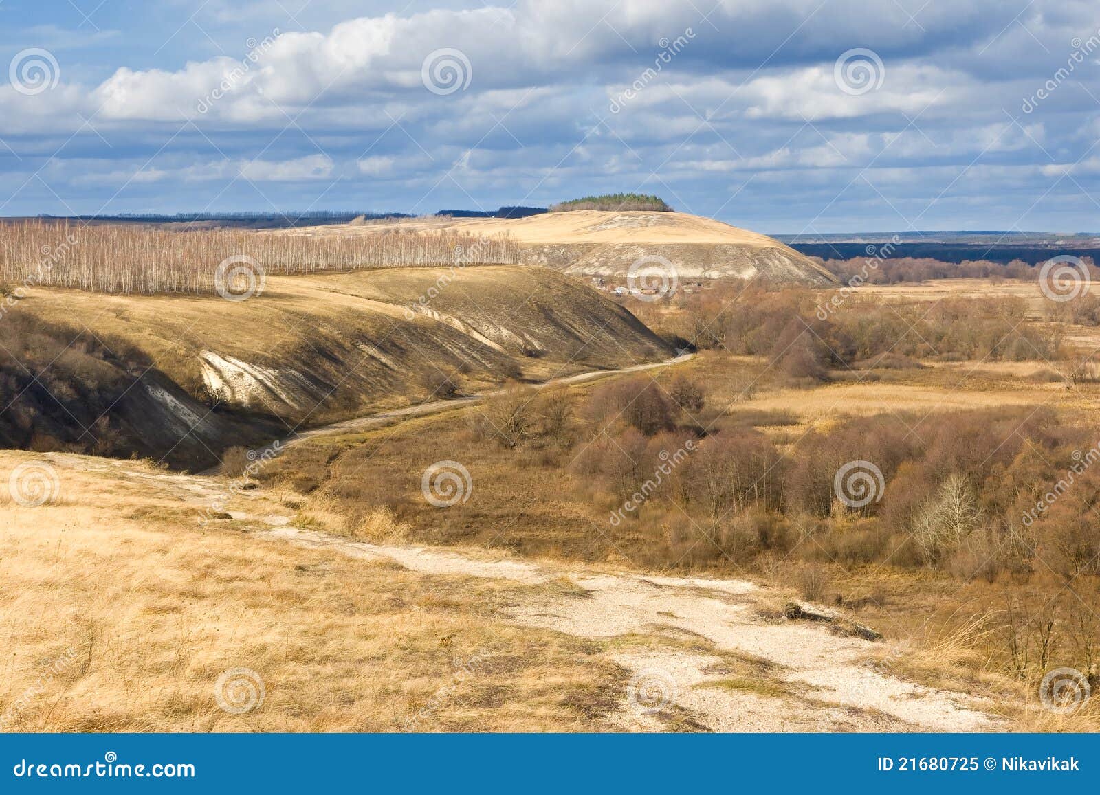 Road of chalk hills stock image. Image of trip, journey 21680725