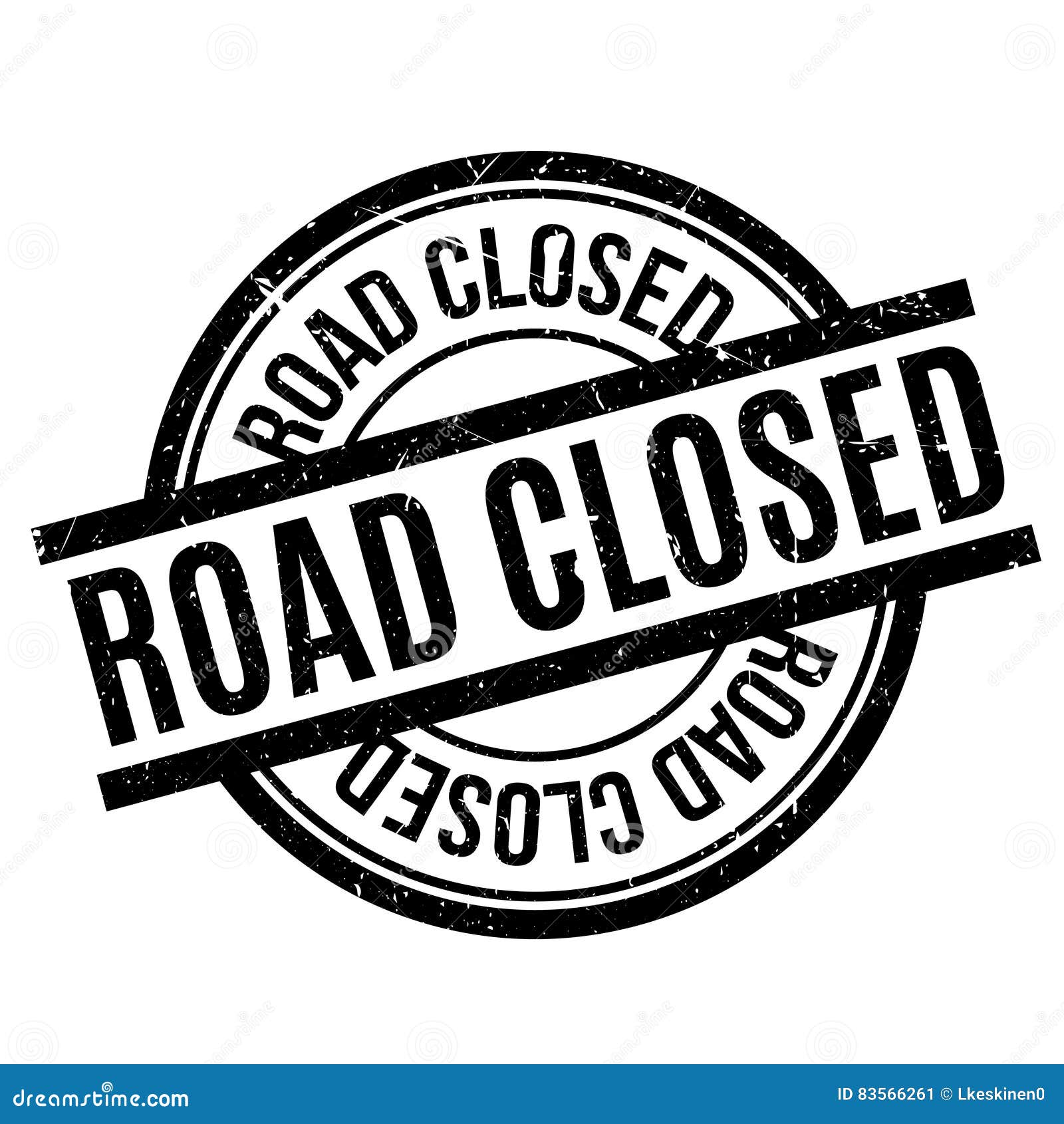 Road Closed rubber stamp stock illustration. Illustration of concept