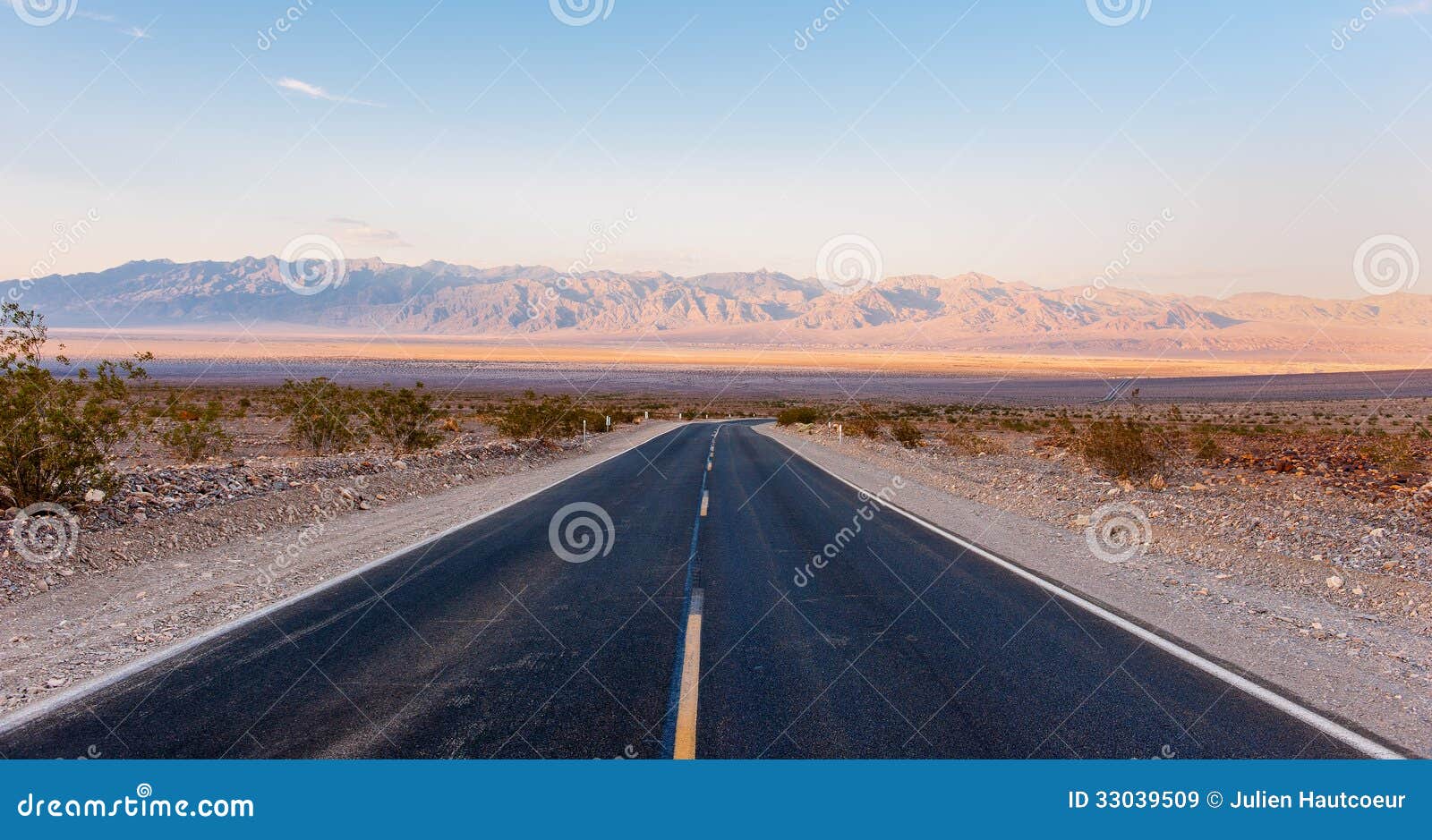 The road in death valley stock image. Image of truck - 33039509