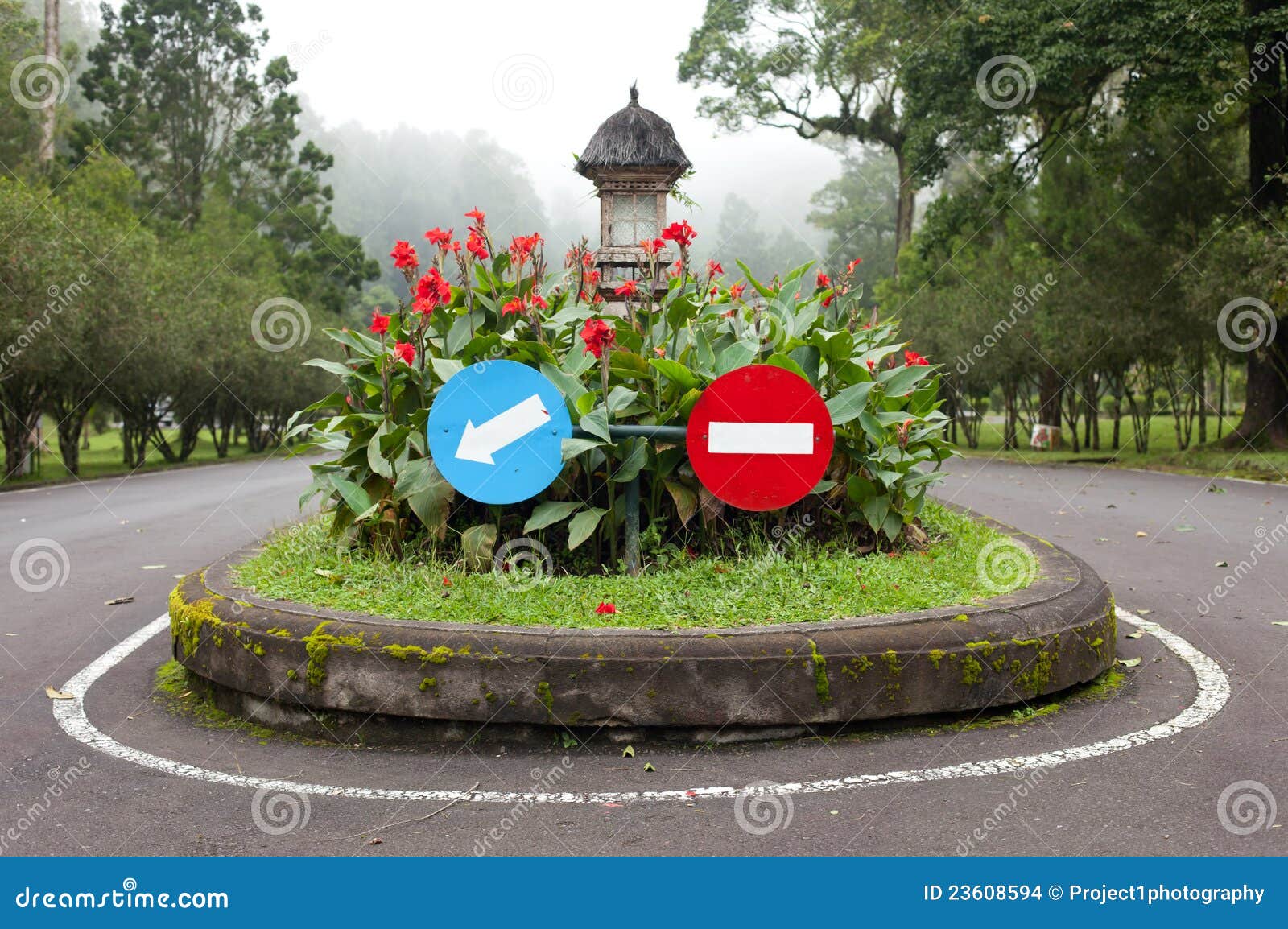 Road Directions Stock Photo Image Of Danger Asian Oneway 23608594