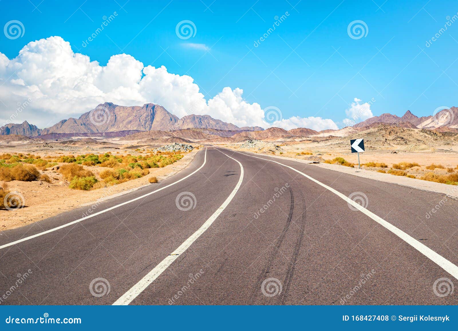 Road in Egypt and desert stock photo. Image of speed 168427408