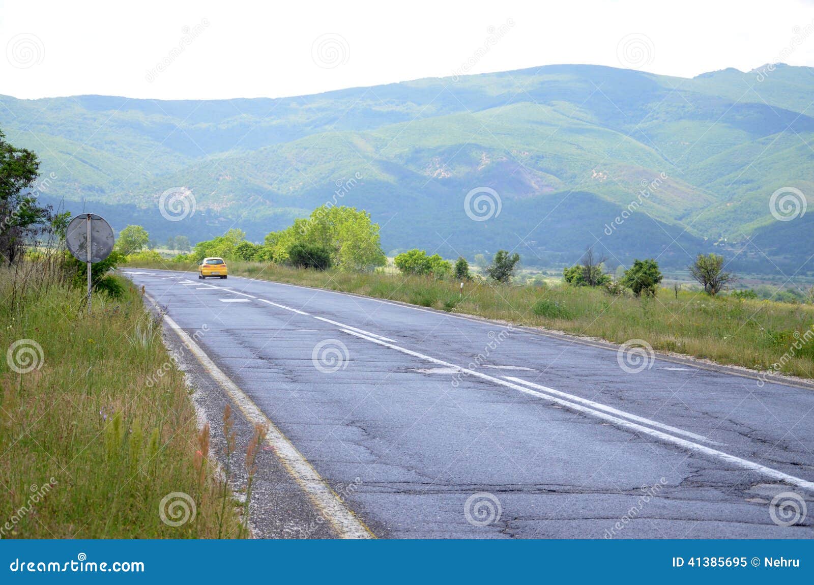 Road in Macedonia stock image. Image of infinity, macedonia 41385695