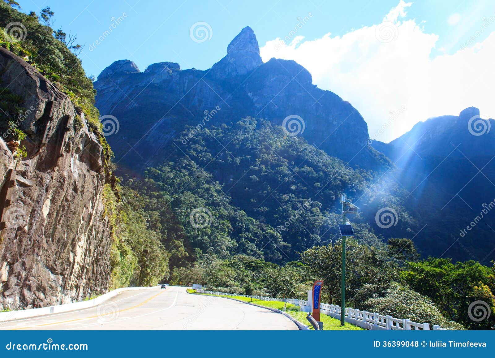 Road in mountains stock photo. Image of travel, sunlight - 36399048