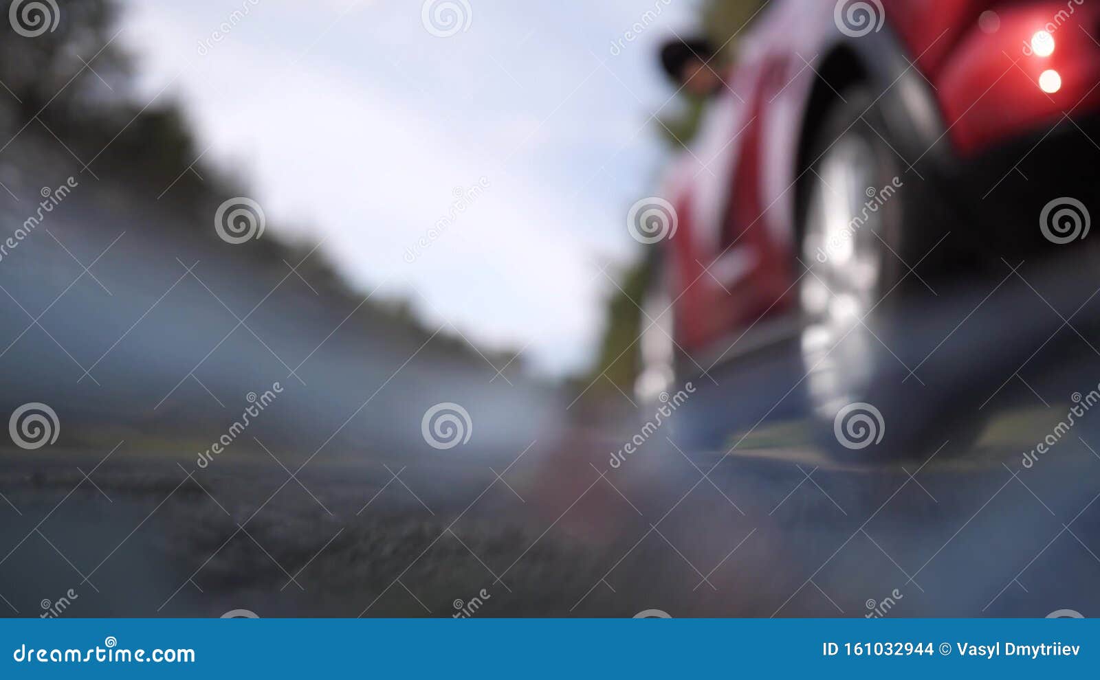 Road Pollution. the Driver Threw a Plastic Bottle Out of the Car Window. 4K Slow Mo Stock