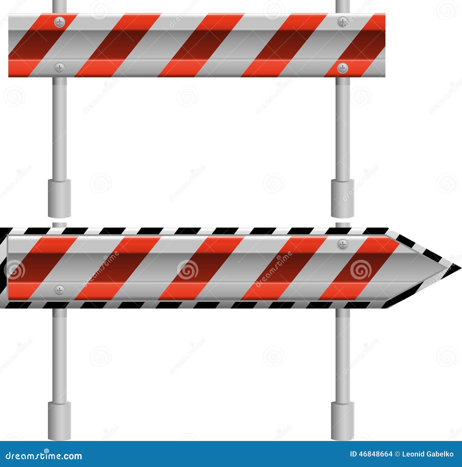 Road protection sign stock vector. Illustration of road 46848664