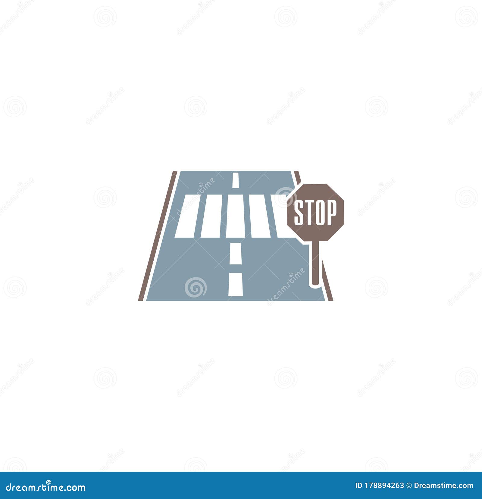 road related icon on background for graphic and web . creative  concept  for web or mobile app.