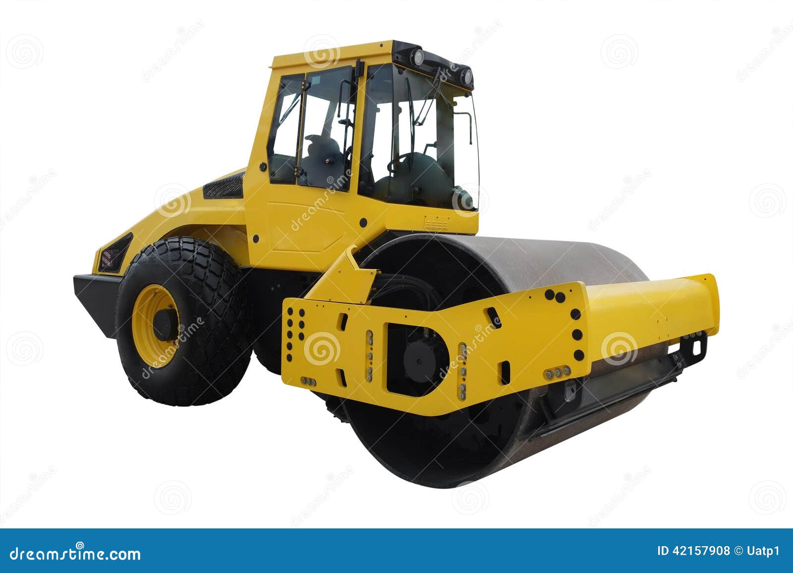 Road roller stock photo. Image of equipment, highway - 42157908
