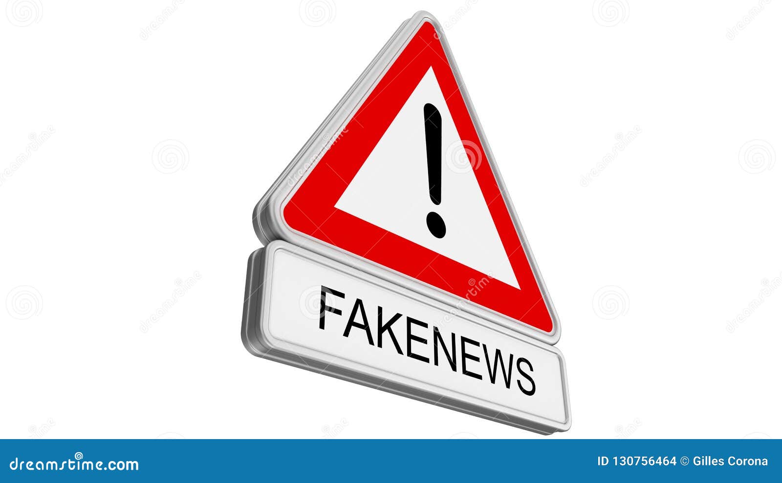 Fake news stock illustration. Illustration of information - 130756464